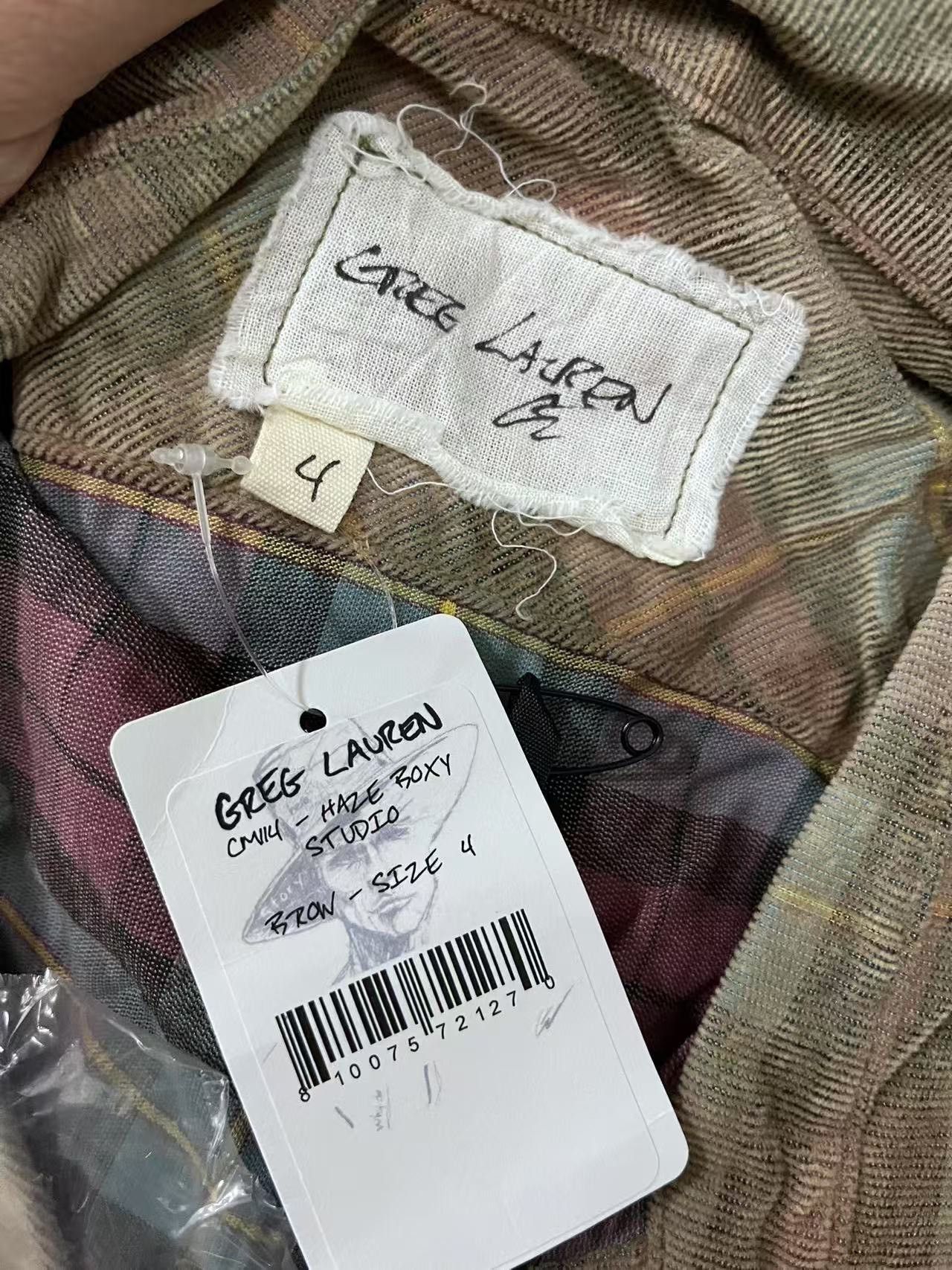 Greg Lauren GREG LAUREN Contrasting plaid long sleeve shirt 2504-Nextar Size US XL / EU 56 / 4 - 4 Thumbnail