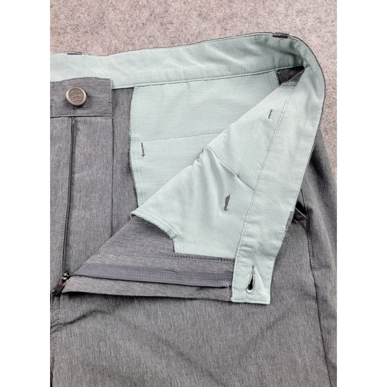 Vintage Free Fly Shorts Mens 36 Gray 7'' Inseam Pockets Outdoor Active Bermuda Beach Sports Casual Size US 36 / EU 52 - 5 Thumbnail