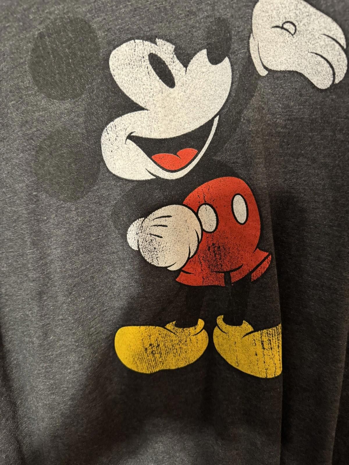 Disney Mickey Mouse Disney T Shirt Gray Men's Size L Size US L / EU 52-54 / 3 - 3 Thumbnail