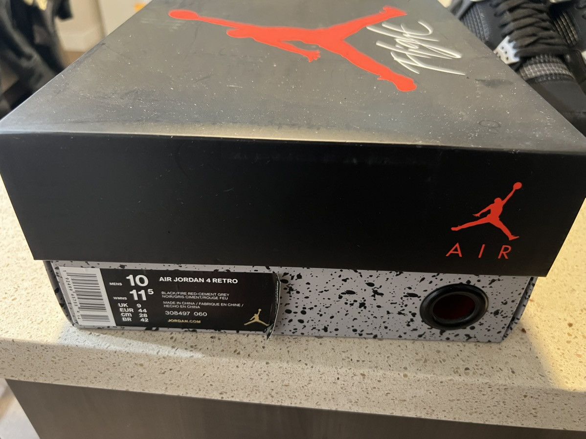 Jordan Brand Bred 4s (2019) Size US 10 / EU 43 - 6 Thumbnail