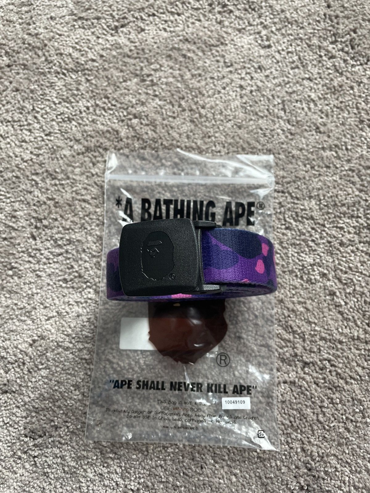 Bape BAPE Color Camo Long GI Belt Purple Size ONE SIZE - 3 Thumbnail