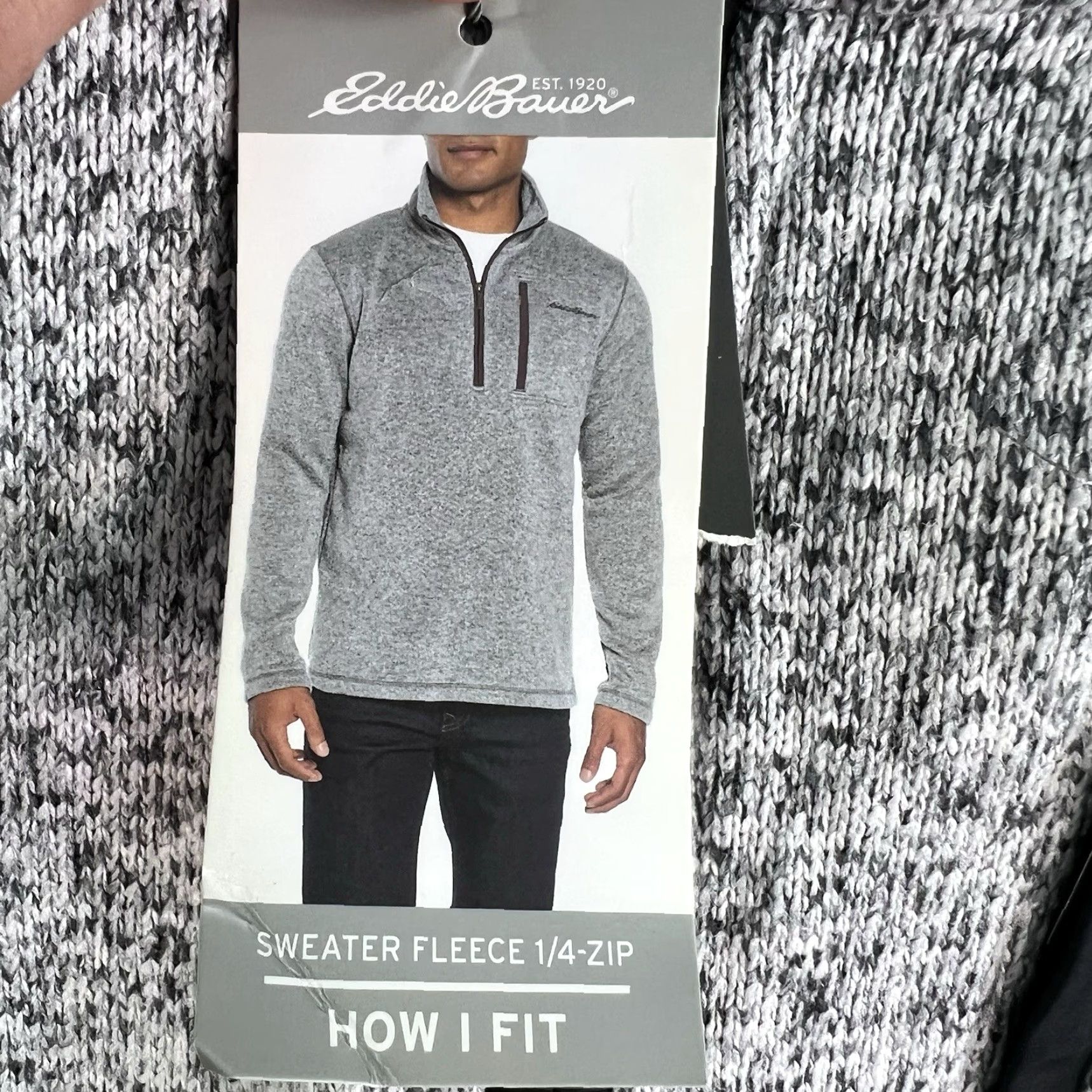 Eddie Bauer Eddie Bauer 1/4 Zip Fleece Sweater Mens XL Heather Gray NWT Size US XL / EU 56 / 4 - 4 Thumbnail