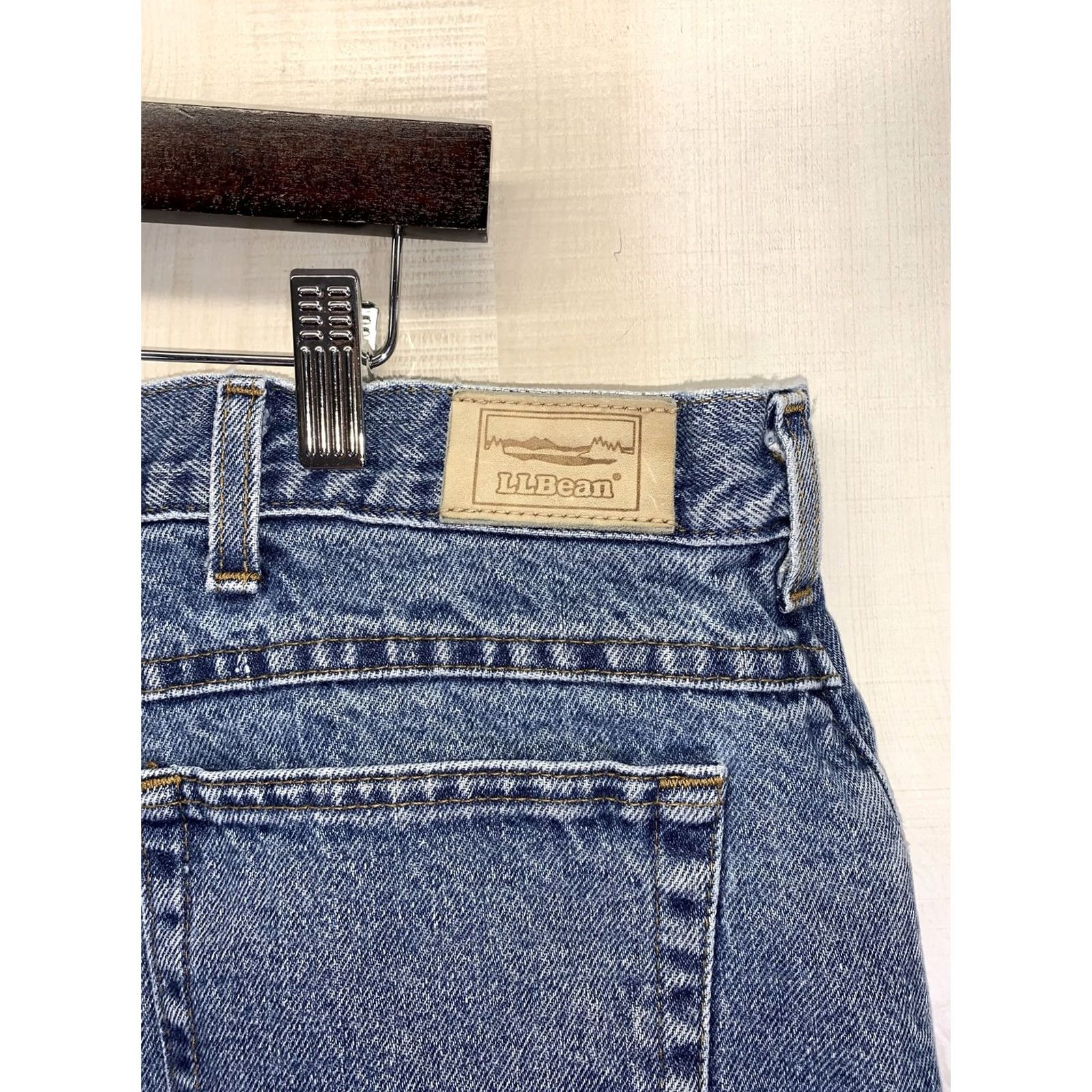 Vintage VINTAGE LL Bean Denim Jeans Unisex Flannel Lined 40x30 1990s Blue Mens Womens Boys Girls Shoes? Size 27" / US 4 / IT 40 - 6 Thumbnail