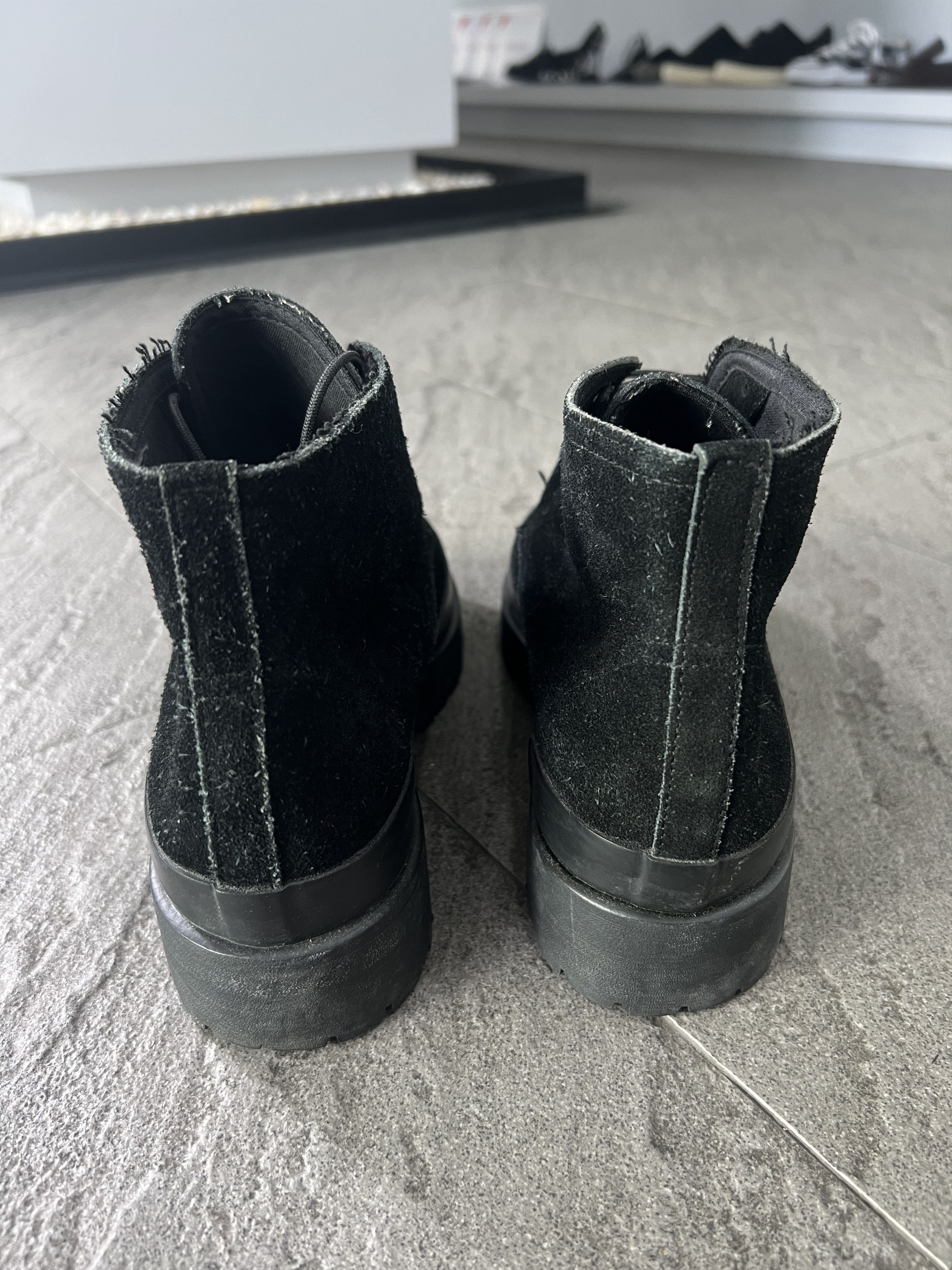 Comme des Garcons Comme des Garçons Homme Suede Chukka Boots Black 24.5cm Size US 8.5 / IT 38.5 - 5 Thumbnail