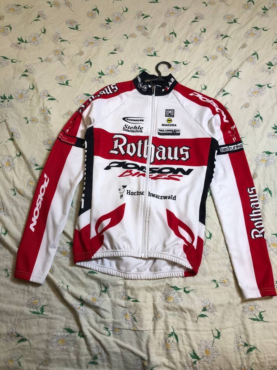 Vintage Cycling Jersey Mens Santini sportwear Size US L / EU 52-54 / 3 - 1 Thumbnail