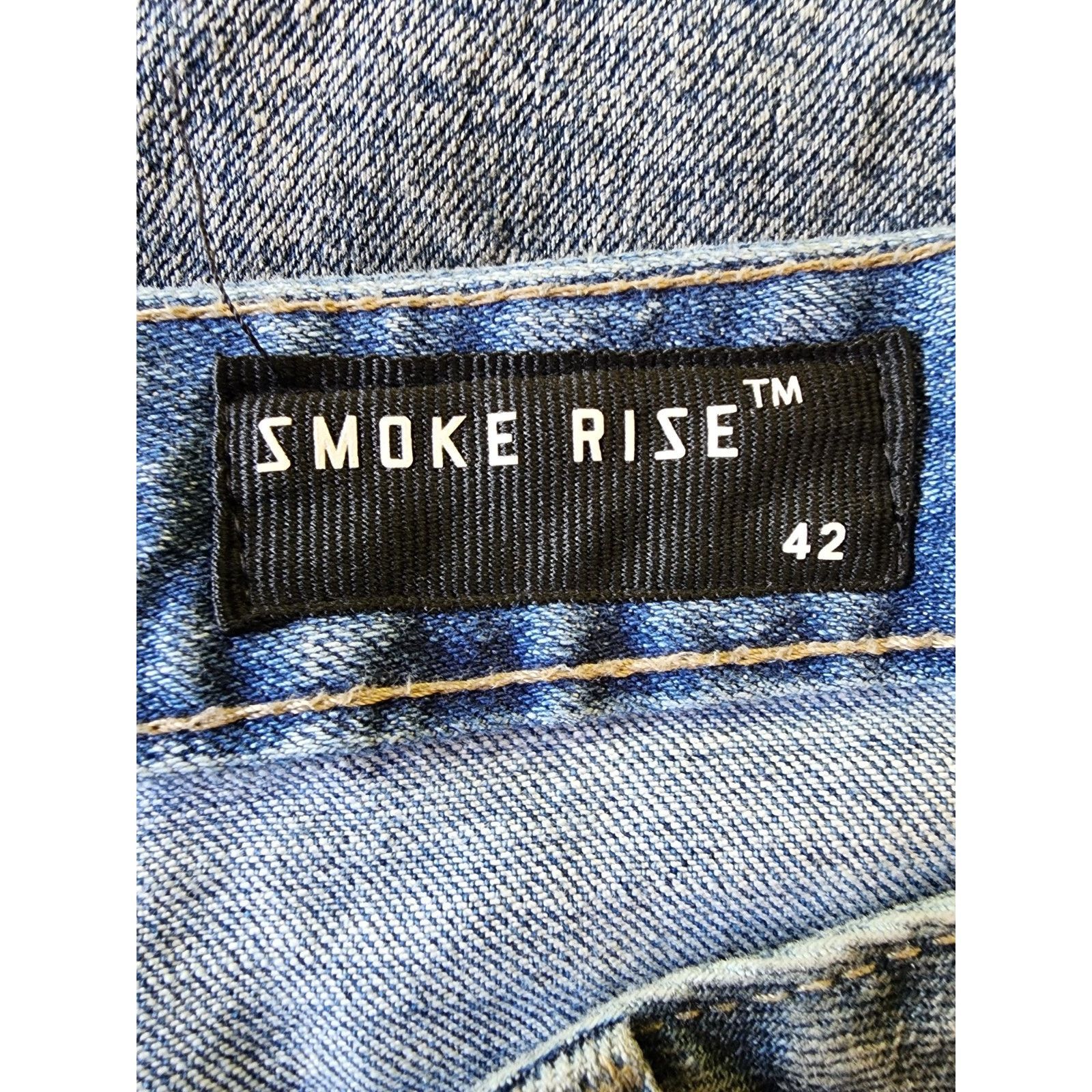 Smoke Rise smoke rise denim distress shorts 42 Size US 42 / EU 58 - 2 Thumbnail