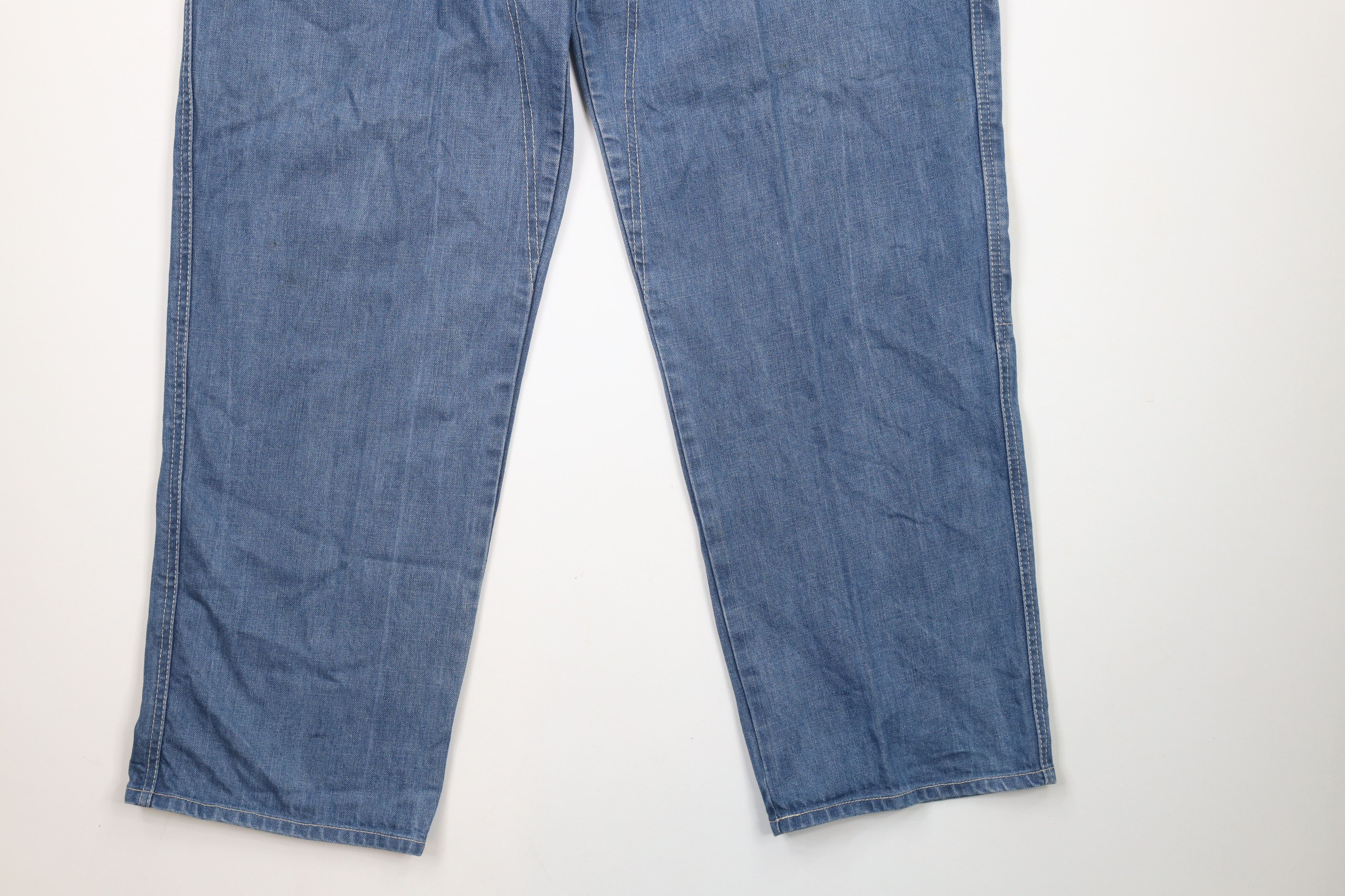 Marithe + Francois Girbaud × Vintage Vintage 90s Marithe Francois Girbaud Wide Leg Denim Jeans Size US 36 / EU 52 - 4 Thumbnail