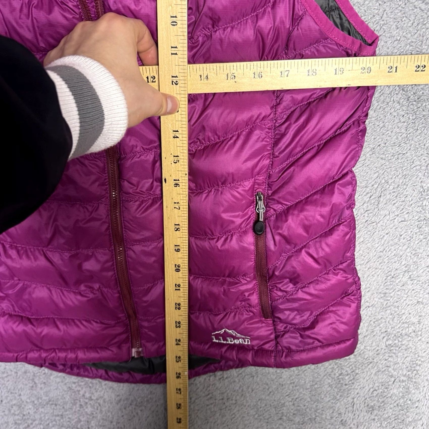 Vintage LL Bean Vest Women's M Ultralight 850 Down Quilted Puffer DownTek Ripstop 287288 Size M / US 6-8 / IT 42-44 - 6 Thumbnail