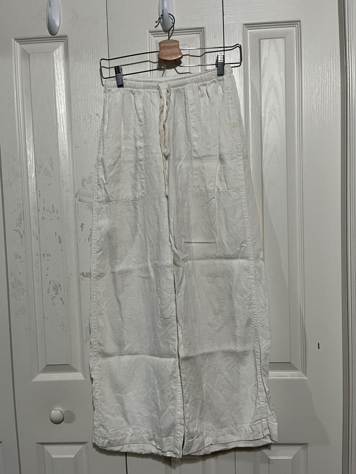 Staatsballett White Linen Pants Size US 30 / EU 46 - 1 Thumbnail