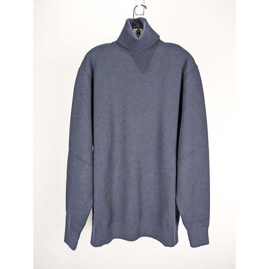 Balenciaga o1rshd1 High-Neck Sweatshirt in Blue Size US S / EU 44-46 / 1 - 1 Thumbnail