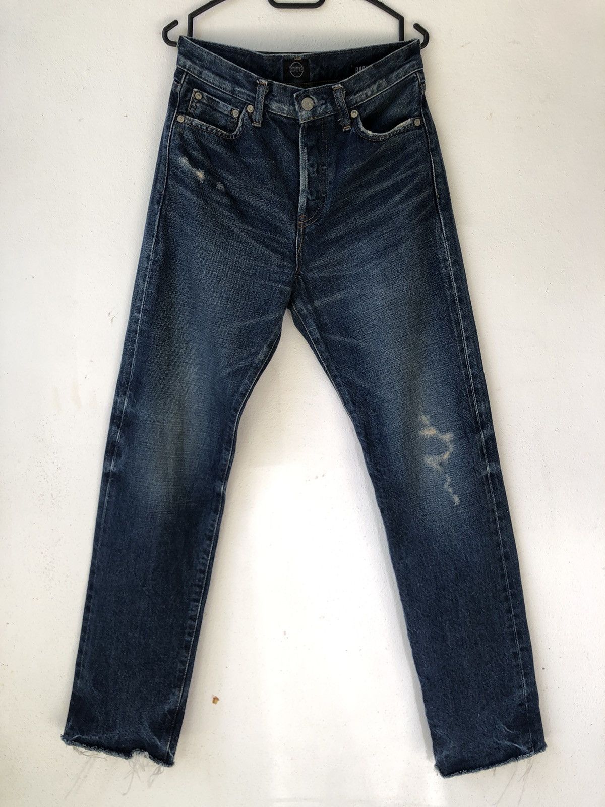 Edwin Vintage Edwin Rachel Distressed Selvedge Denim Jeans Size US 28 / EU 44 - 7 Thumbnail