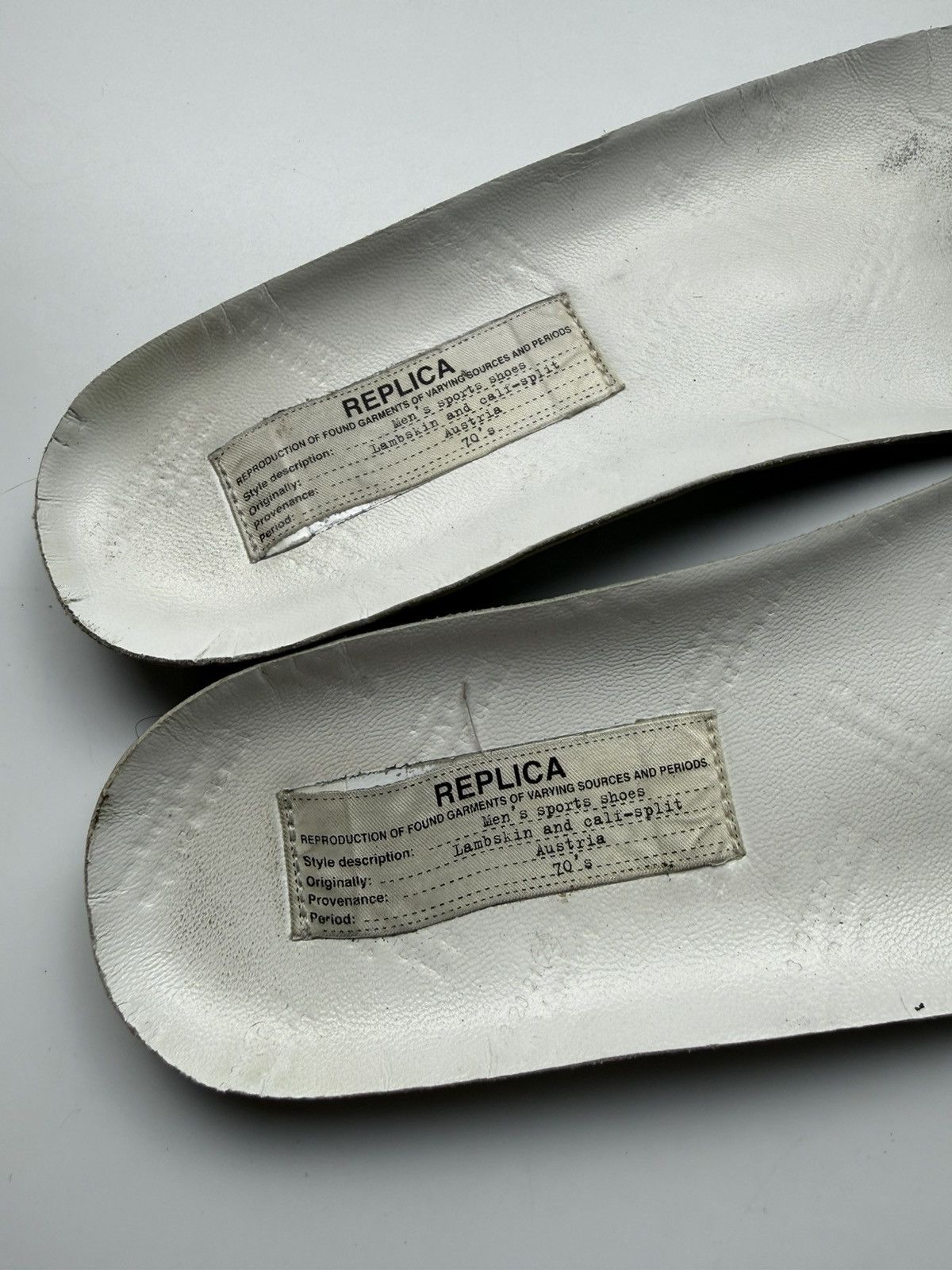Maison Margiela Maison Margiela Gats Distressed Olive Green Size US 9 / EU 42 - 16 Thumbnail