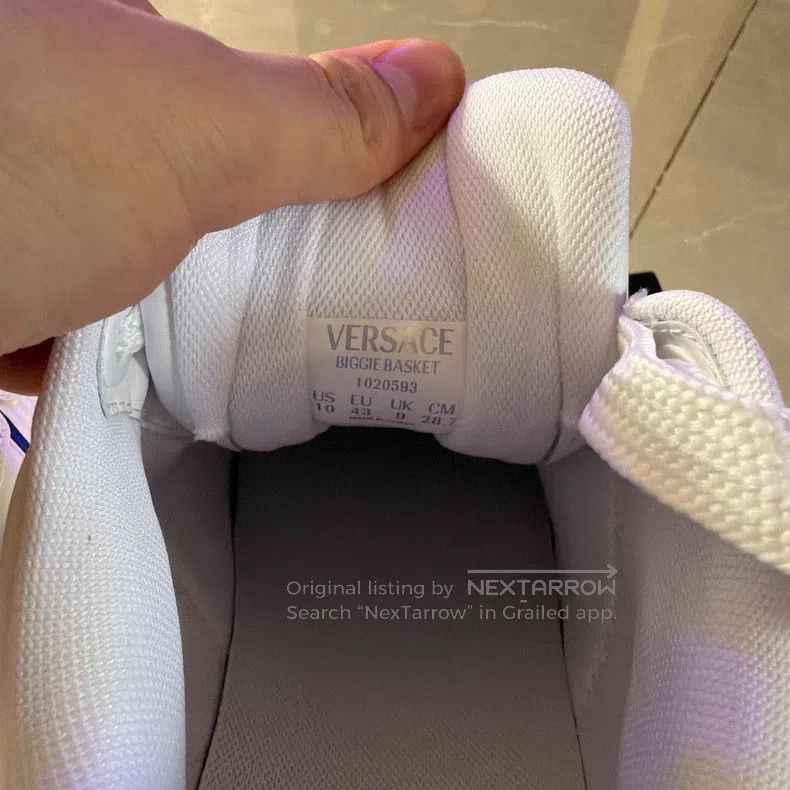 Versace Versace Calfskin sneakers Size US 10 / EU 43 - 5 Thumbnail