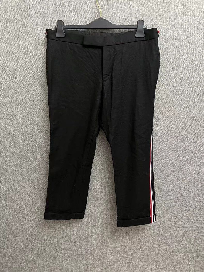 Thom Browne Thom Browne Wool Pants with Stripes-dmc Size US 30 / EU 46 - 1 Thumbnail