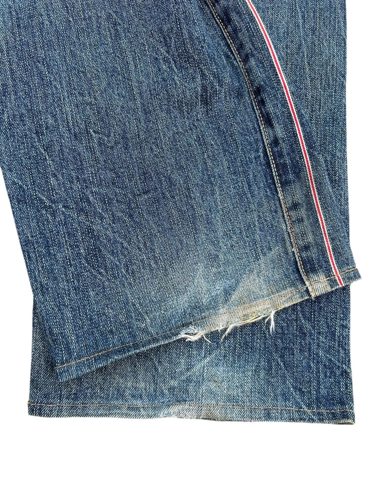 Kapital Vintage Edwin 505 Selvedge Japanese Distressed Denim jeans Size US 34 / EU 50 - 15 Thumbnail