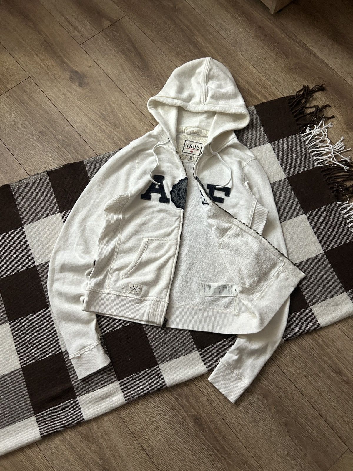 Abercrombie & Fitch × If Six Was Nine × Vintage Abercrombie & Fitch big logo y2k if six was nine zip-hoodies Size M / US 6-8 / IT 42-44 - 2 Thumbnail