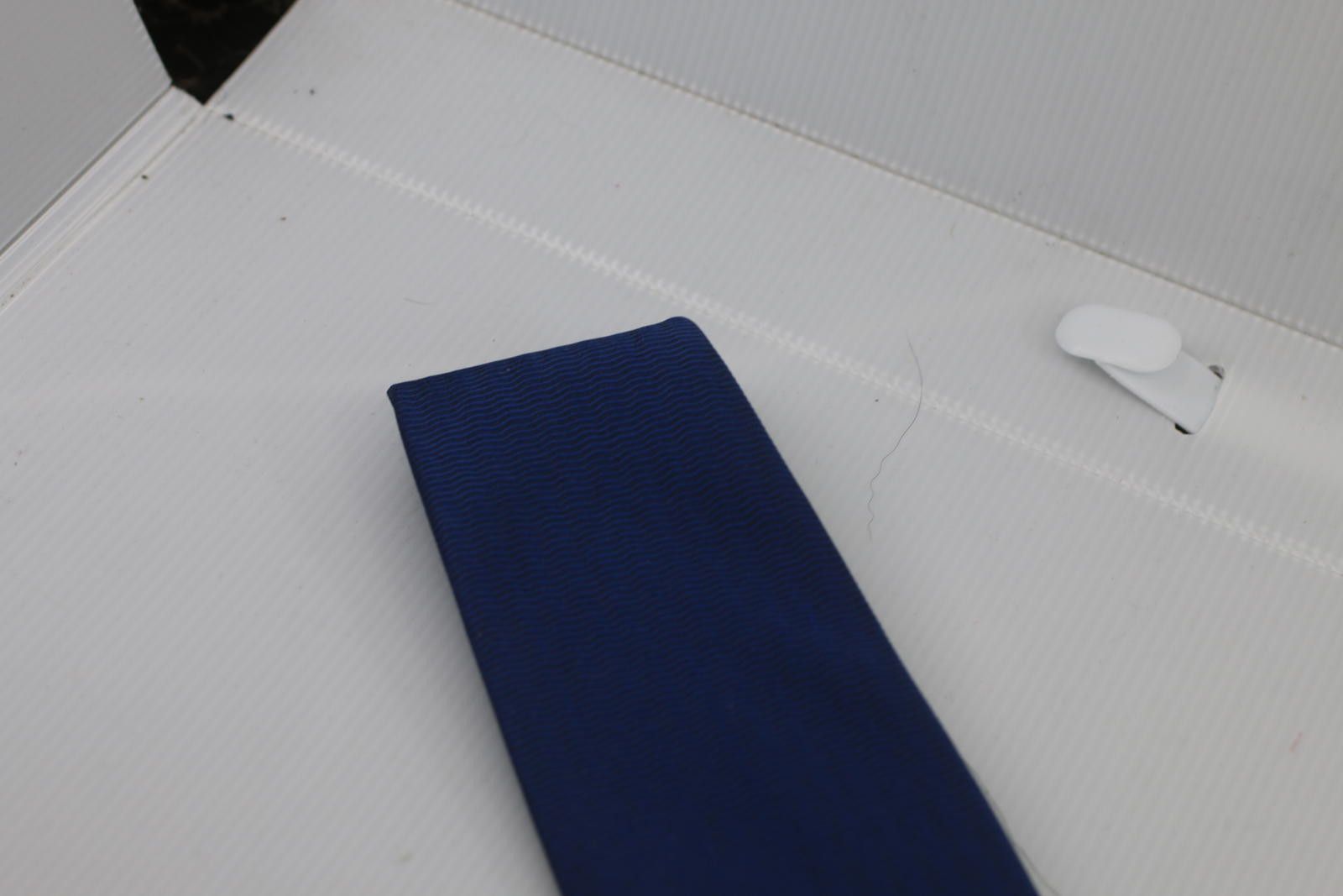 The Unbranded Brand Yves Saint Laurent Blue Silk Tie MadeinFrance Classic Luxury Size ONE SIZE - 4 Thumbnail