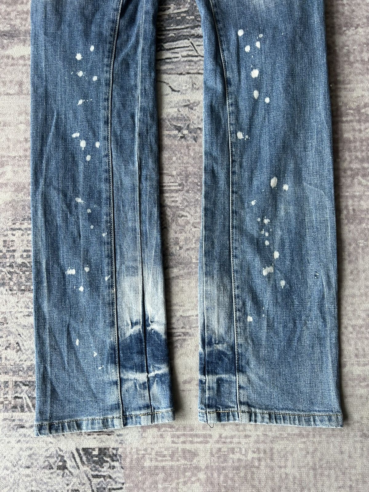 PPFM PPFM Punk Pocket Painted Jeans Size US 31 - 7 Thumbnail