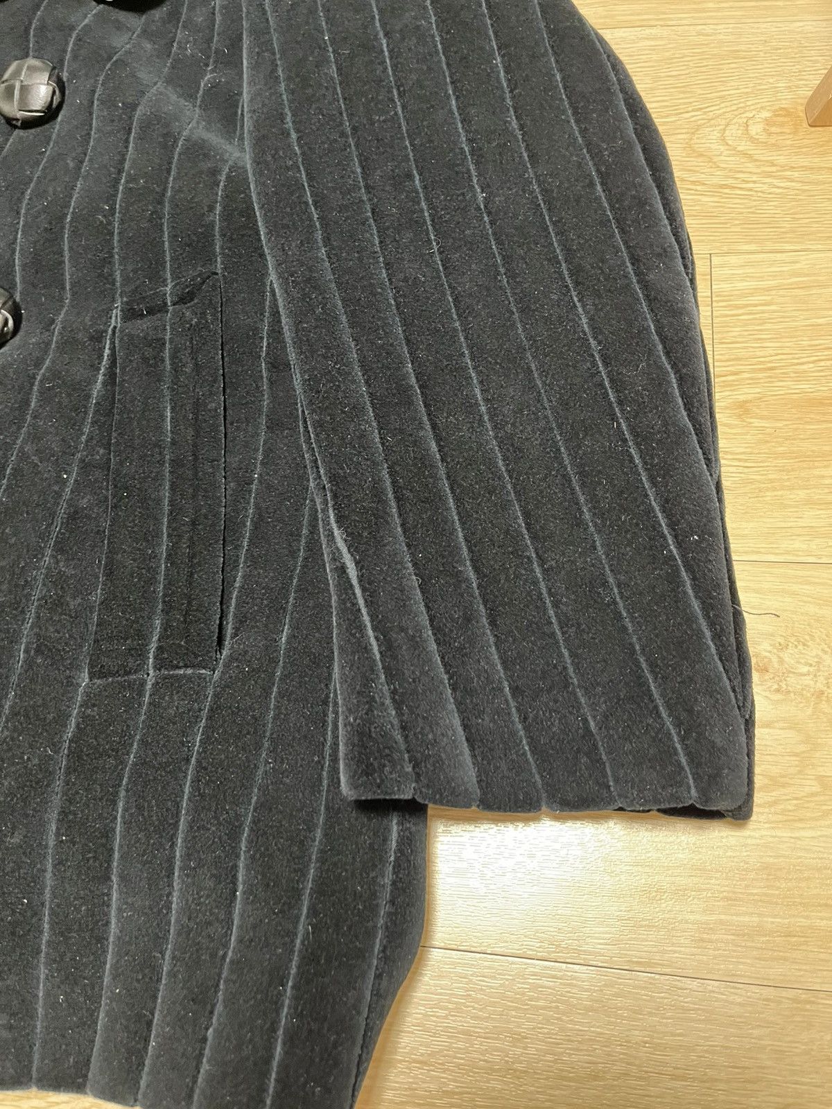 Raf Simons 52 Raf Simons boxy Short Velvet oversized caban coat jacket Size US L / EU 52-54 / 3 - 2 Thumbnail