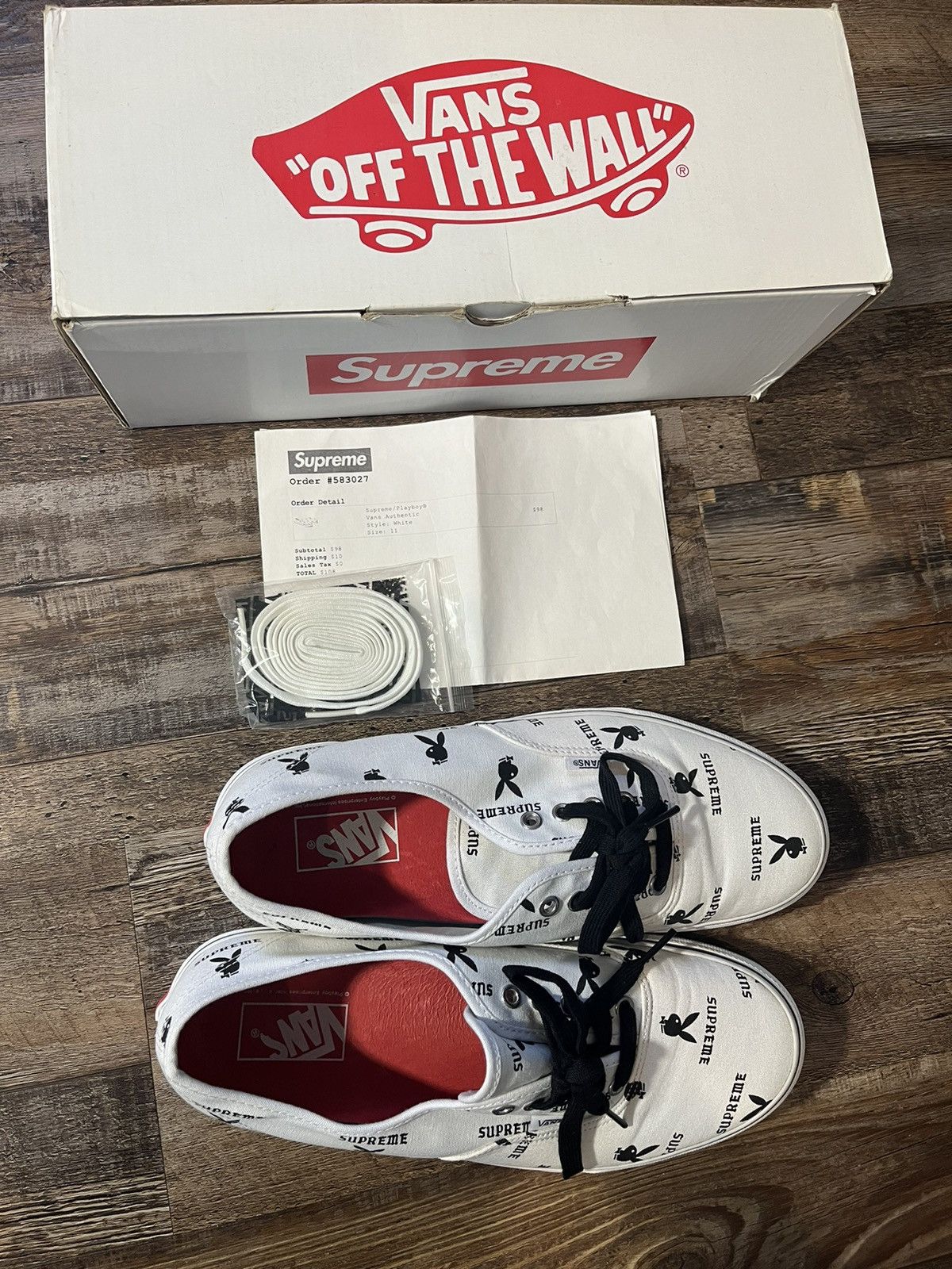 Playboy × Supreme × Vans Supreme playboy vans Size US 11 / EU 44 - 2 Thumbnail