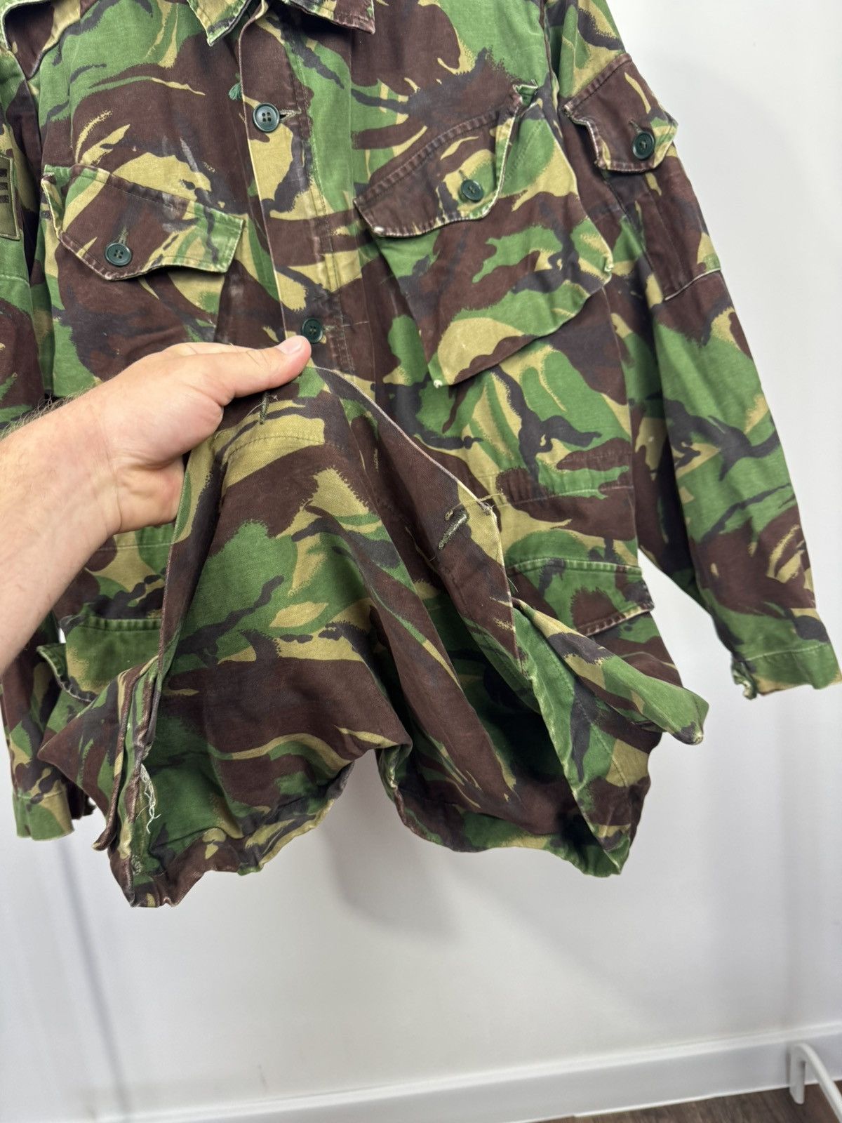 Other Vintage British Army DPM Camo Combat Smock Military Jacket Size US L / EU 52-54 / 3 - 9 Thumbnail