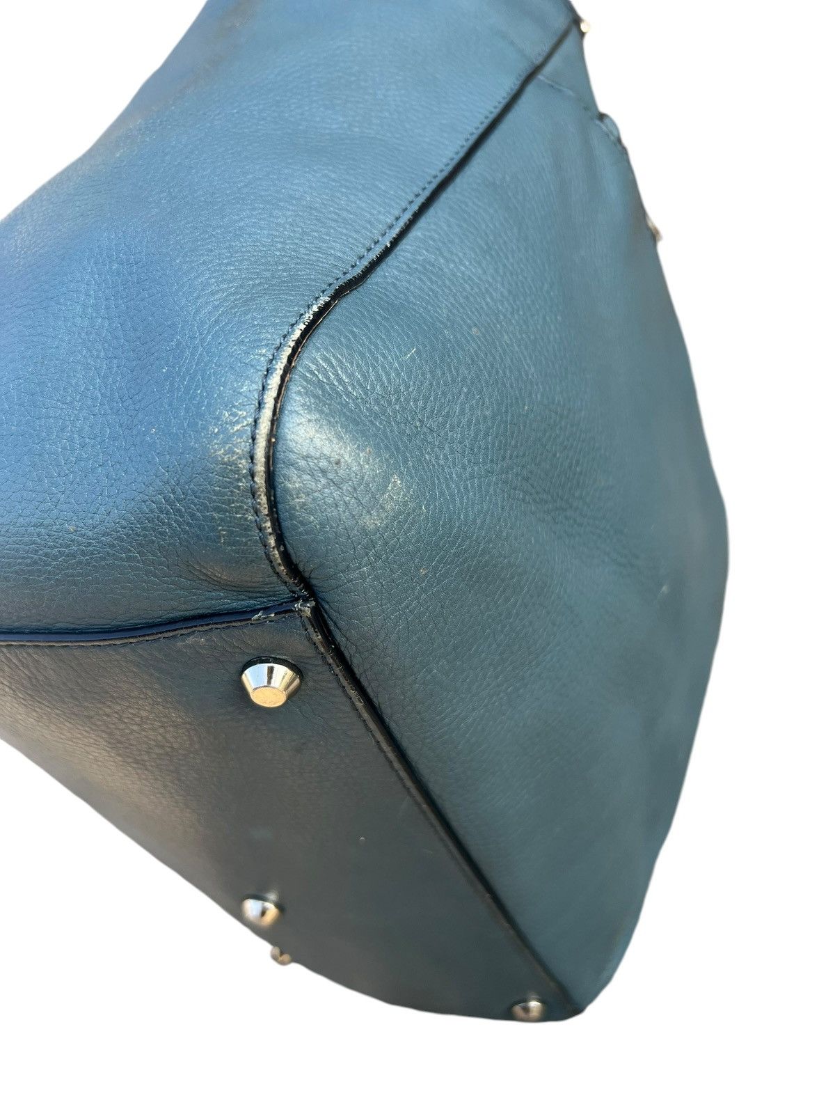 Leather FARO Japan Distressed Patina Leather 2 Way Tote Bag Size ONE SIZE - 13 Thumbnail