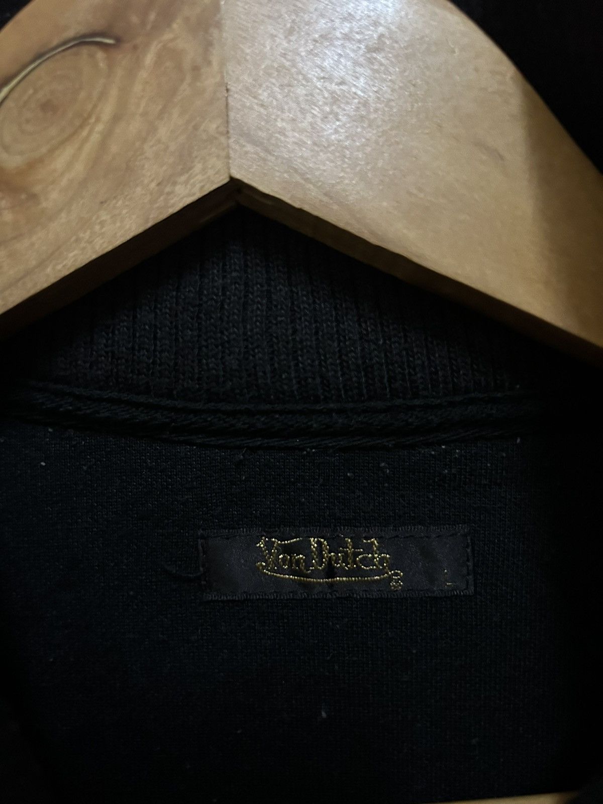 Designer × Von Dutch 💥 VON DUTCH BLACK SWEATER ZIPPER 🔥 Size US M / EU 48-50 / 2 - 6 Thumbnail