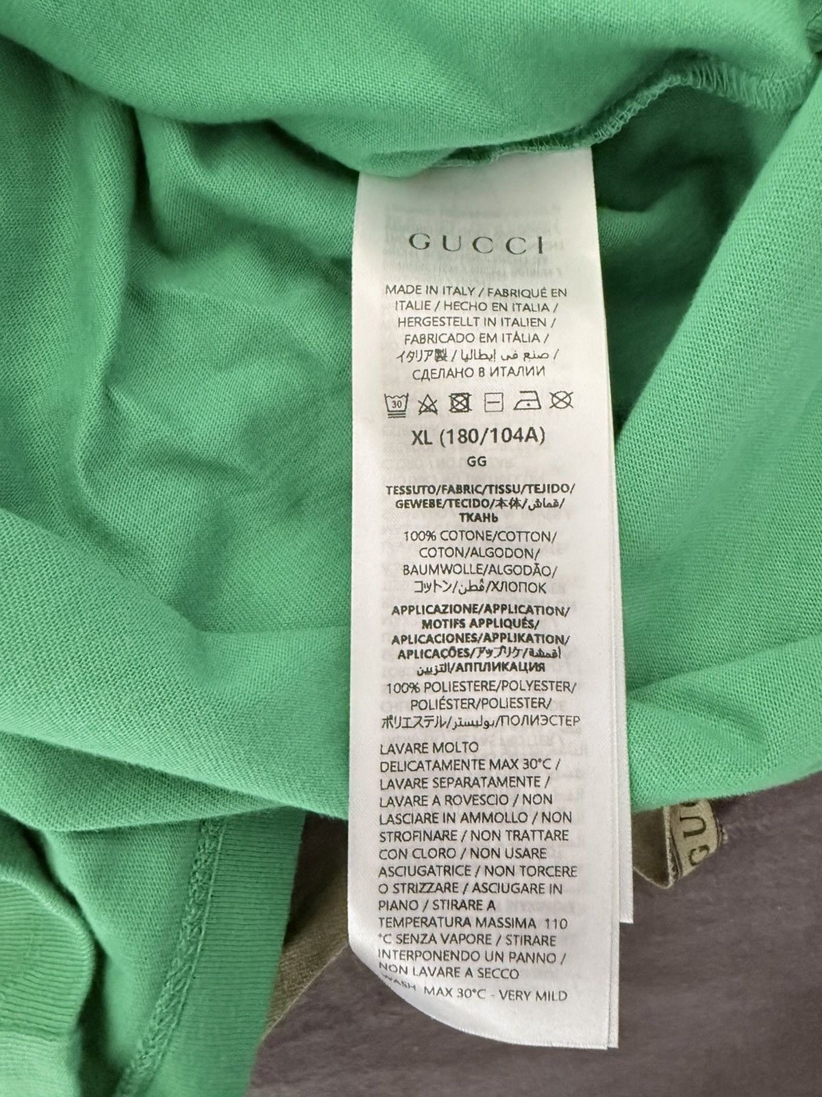 Gucci Gucci embroidered t-shirt Size US XL / EU 56 / 4 - 4 Thumbnail