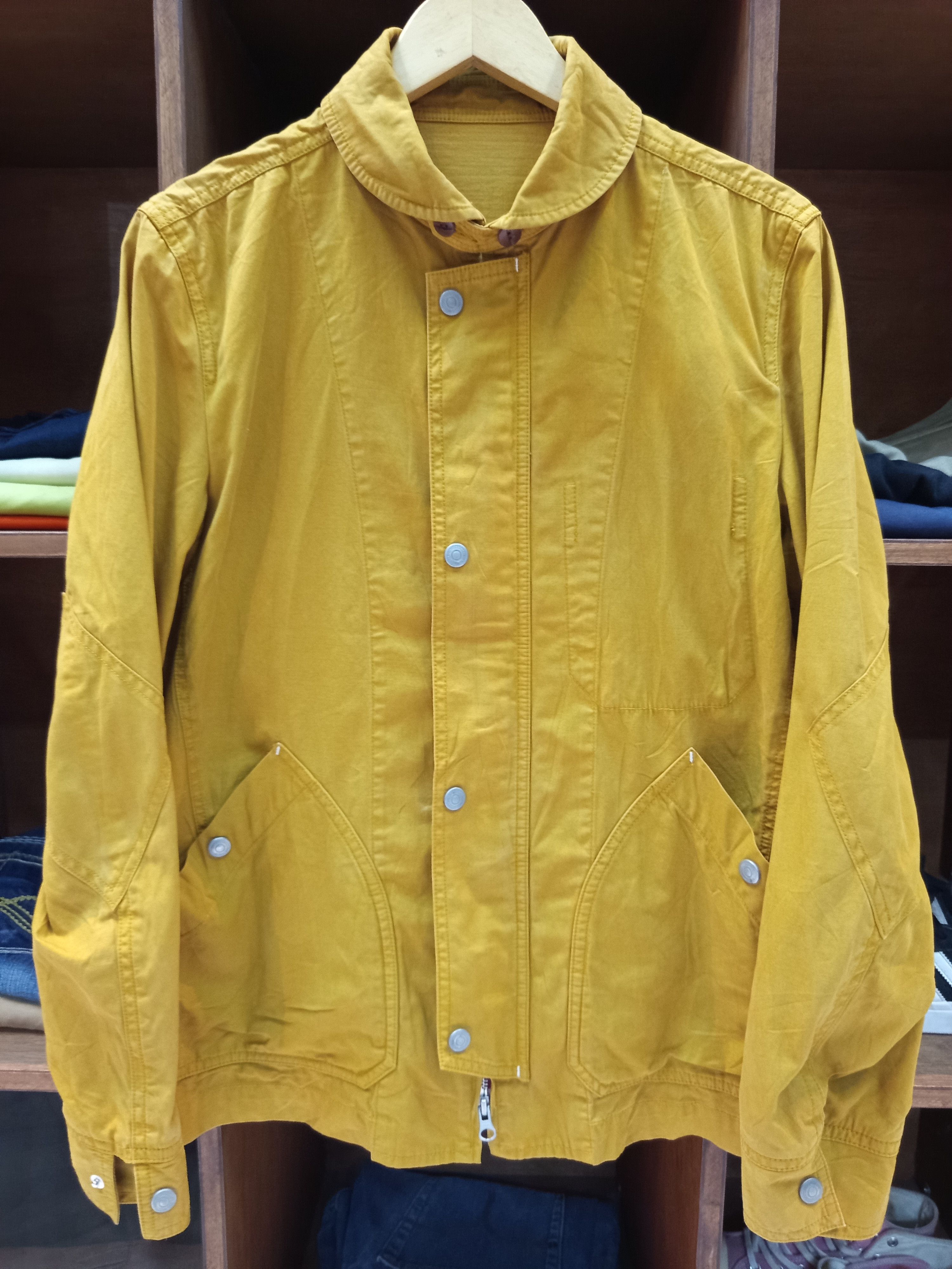 Japanese Brand Gloster Road Mustard Cotton Field Driver Jacket Size US L / EU 52-54 / 3 - 1 Thumbnail