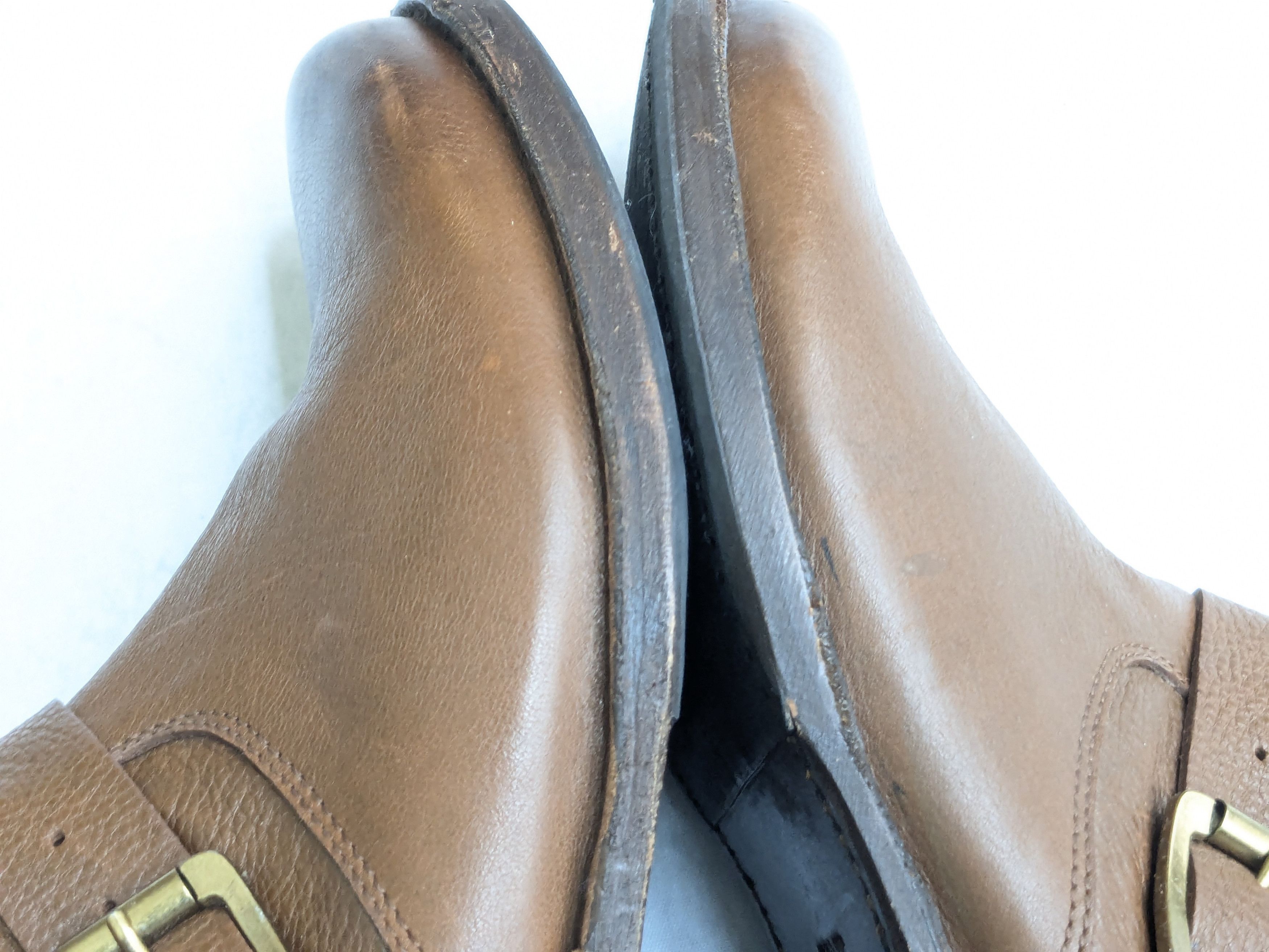 Frye Frye Engineer Boots Brown Leather 9.5 Leather Buckle Size US 9.5 / EU 42-43 - 5 Thumbnail