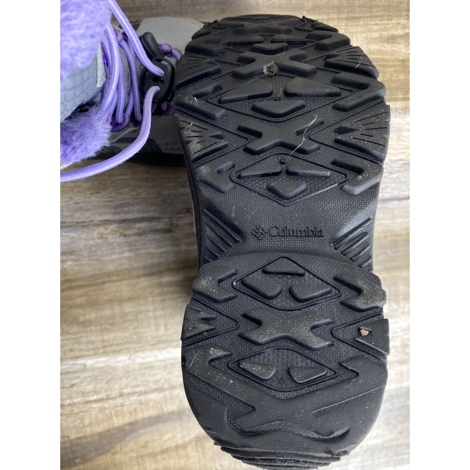 Vintage Columbia Snow Boot Womens 4 Gray Purple Waterproof Mid-Calf Omni-Heat 400 Grams Winter Sz 4 Womens Size US 4 / IT 34 - 6 Thumbnail
