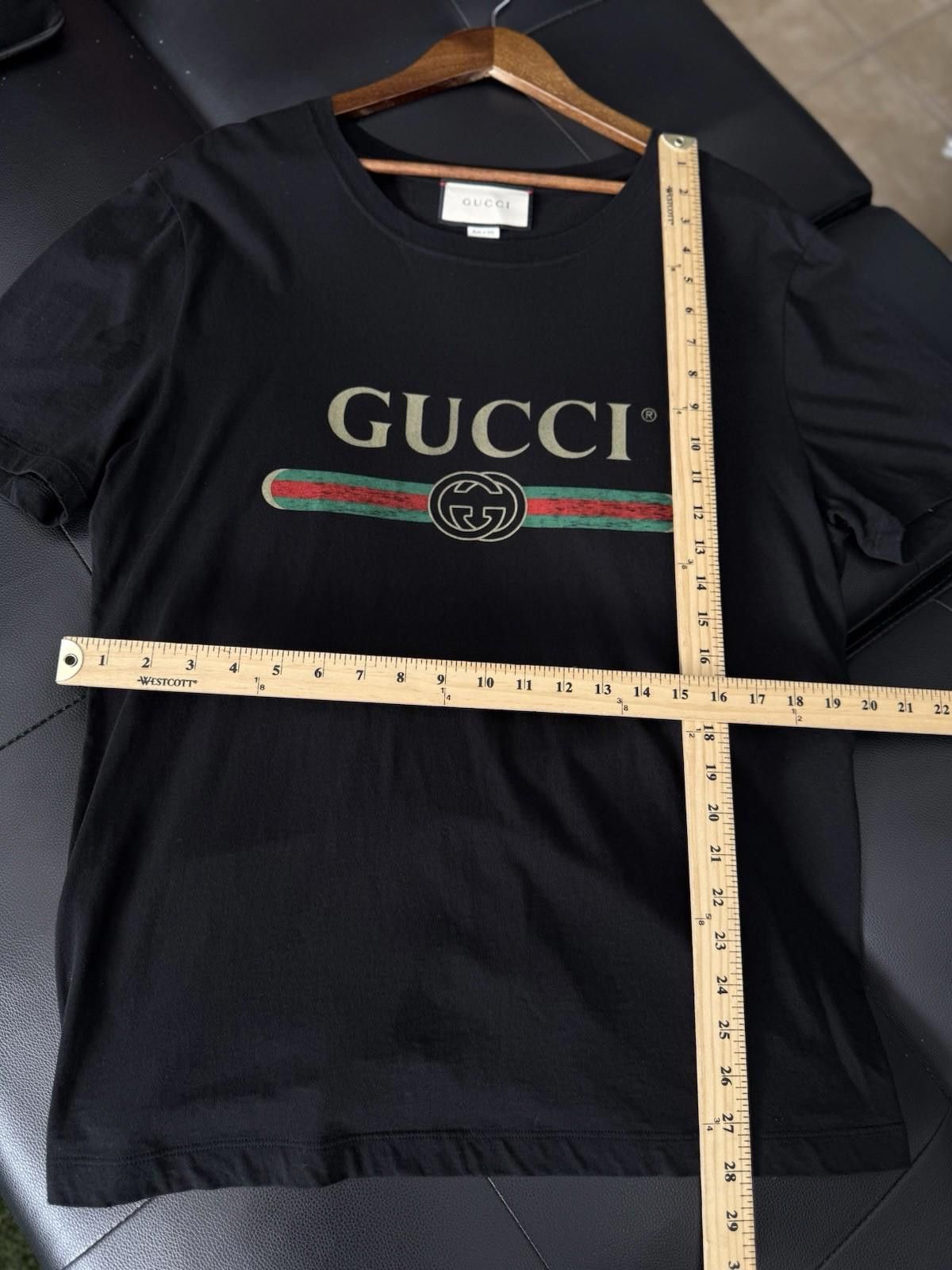 Gucci Gucci Black Basic Logo Cotton Men's T-Shirt Men’s Size (M) Size US M / EU 48-50 / 2 - 9 Thumbnail