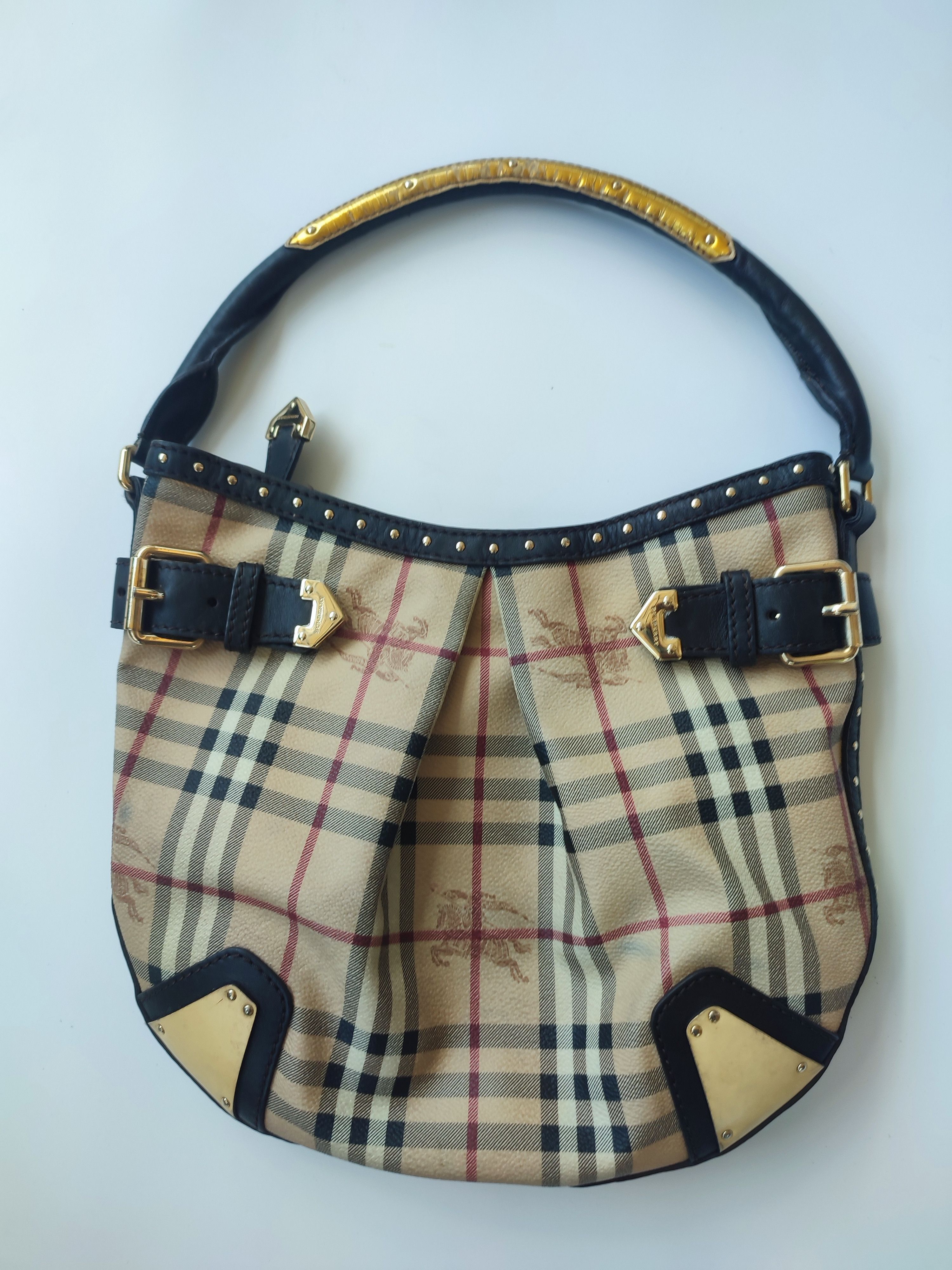 Burberry AUTH BURBERRY NOVA CHECK HOBO BAG Size ONE SIZE - 1 Thumbnail