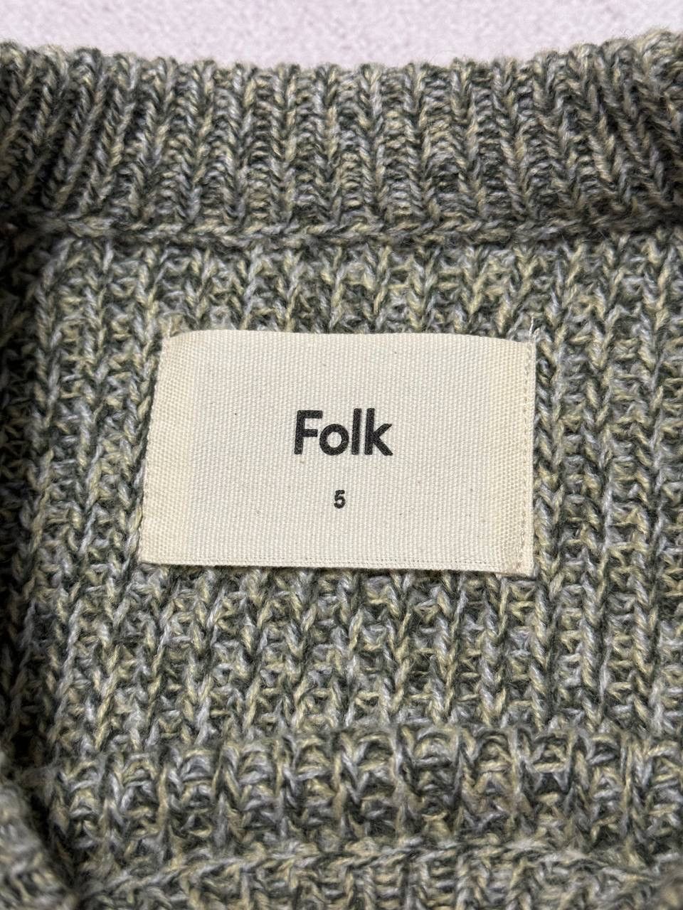 Folk × Vintage Vintage Folk Sweater Knit Mens Size US XL / EU 56 / 4 - 5 Thumbnail