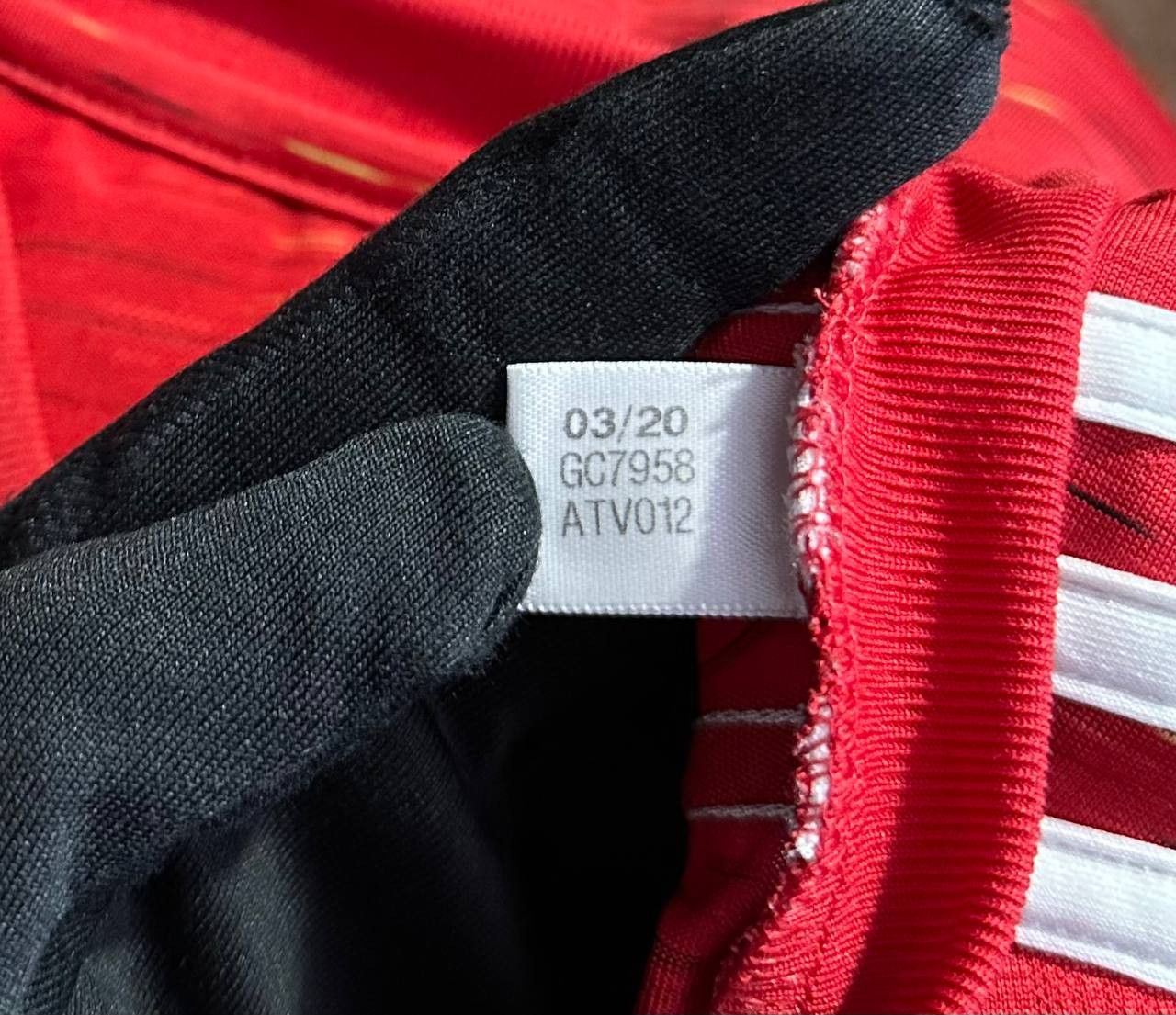 Adidas Manchester United 2020/21 Home Adidas Soccer football Jersey Size US L / EU 52-54 / 3 - 6 Thumbnail