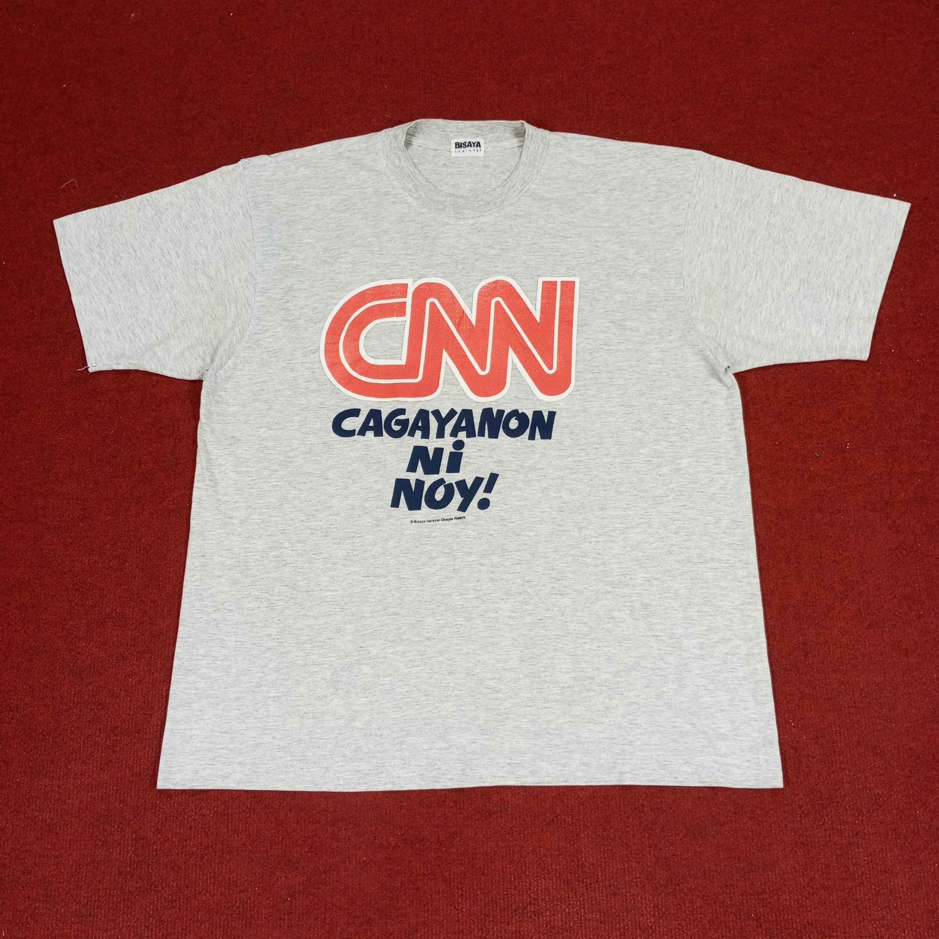 Vintage CNN Television Channel Tshirt Promo Style Size US L / EU 52-54 / 3 - 1 Thumbnail
