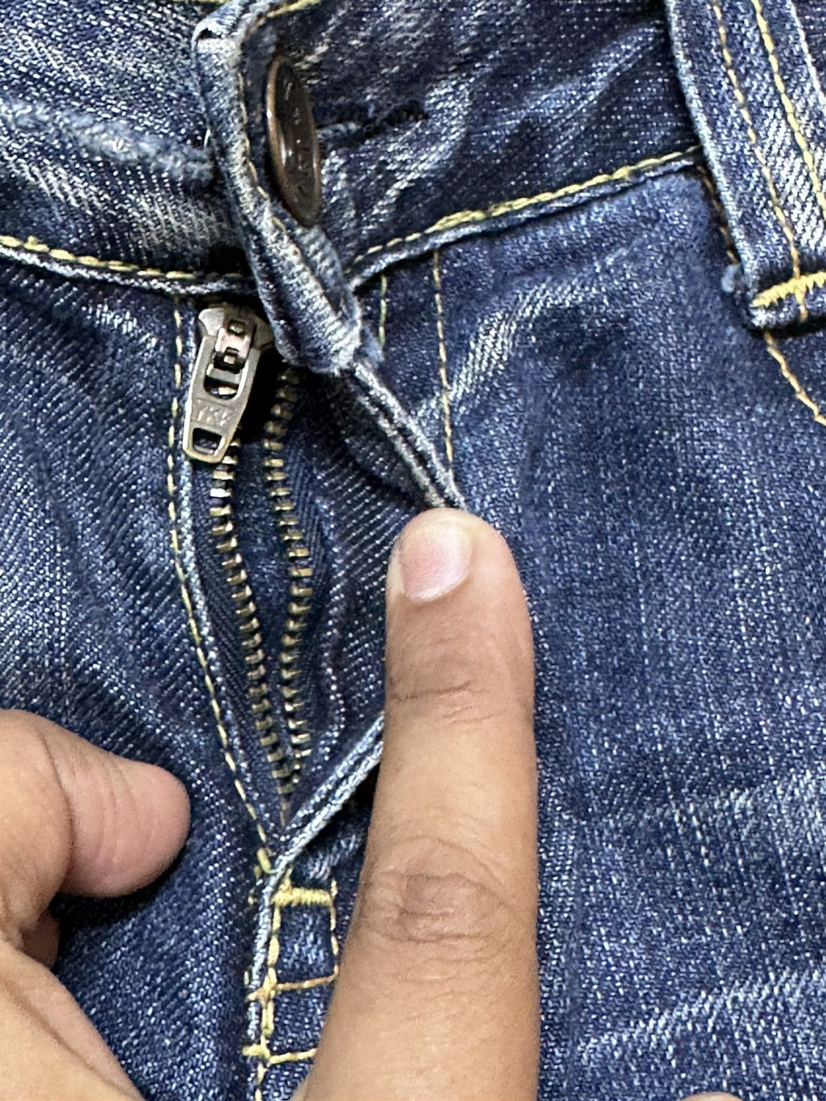 POST ARCHIVE FACTION (PAF) Vintage Drive Jeans Baggy Wide Leg Faded Denim Size US 29 - 12 Thumbnail