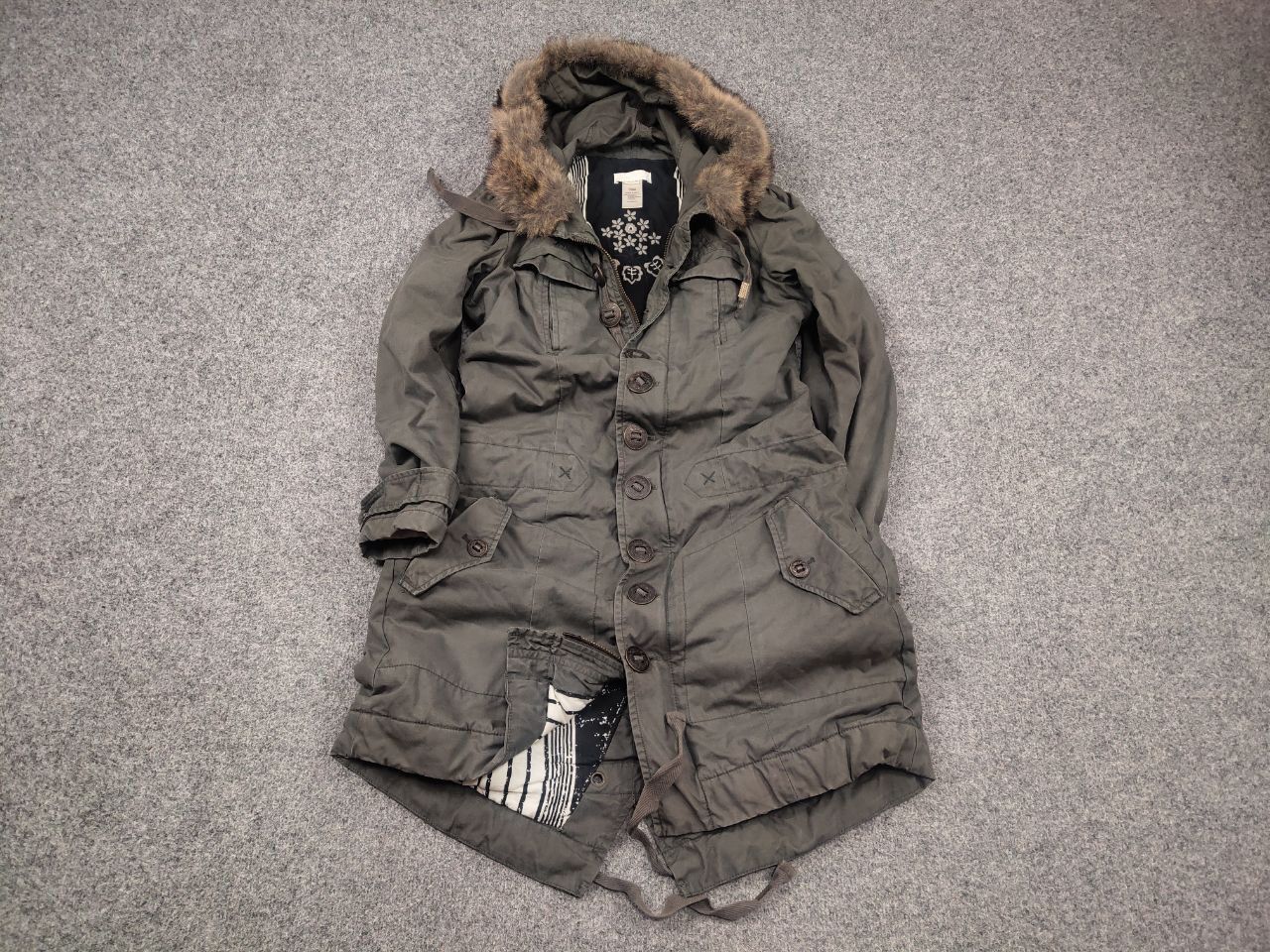 Diesel Vintage Diesel Military LGB Fur Parka Jacket Y2K opium Size M / US 6-8 / IT 42-44 - 2 Thumbnail