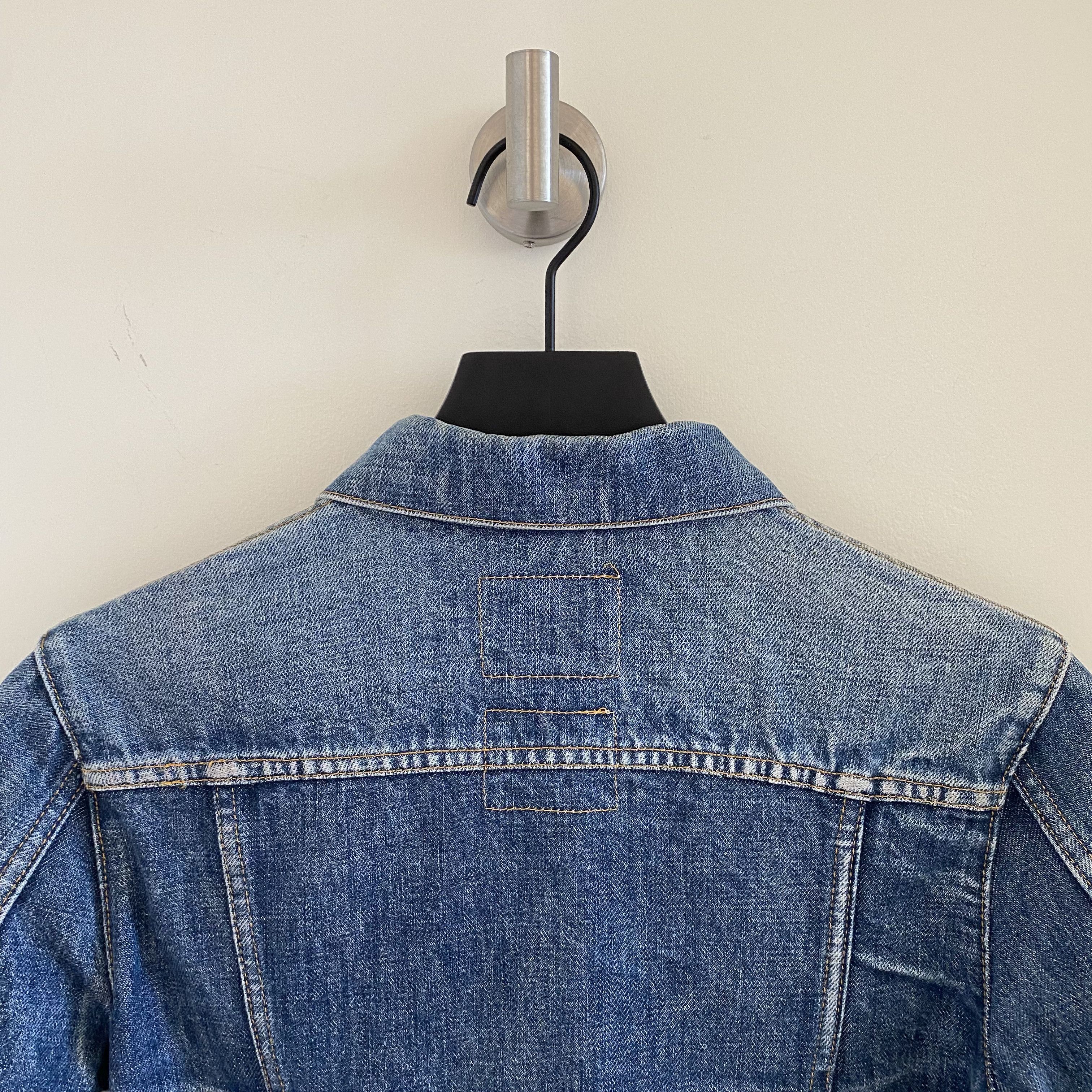 ジャケット・アウター Helmut Lang - Size38 Classic Raw Denim Helmut Lang 1998 Heavy Raw Denim Classic 2 Pocket Jacket