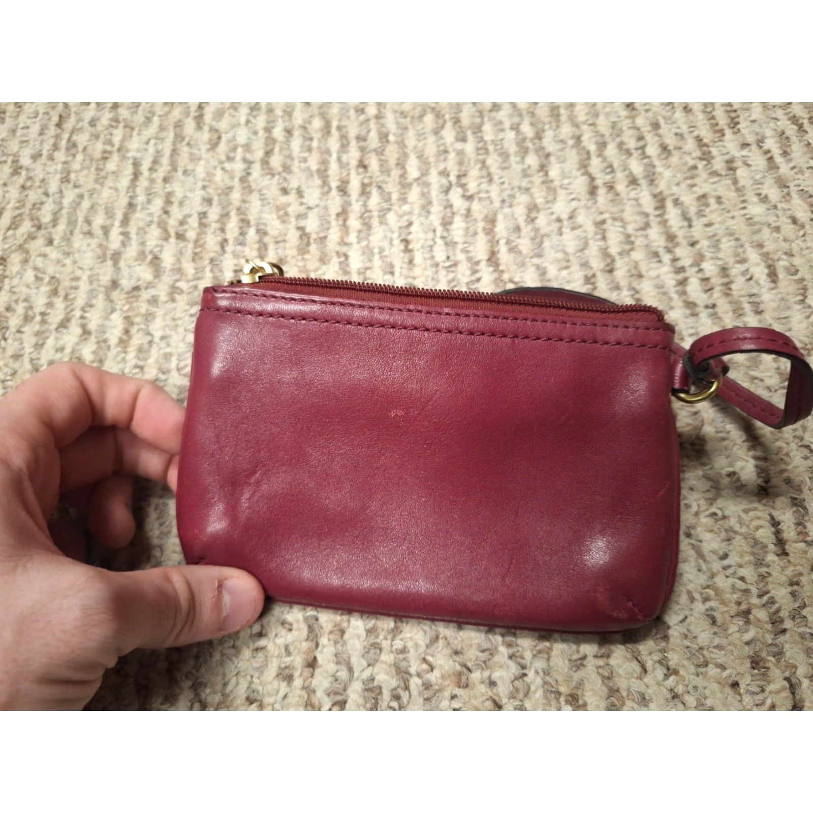 Coach Coach Legacy Wristlet Red Zip Womens Size ONE SIZE - 4 Thumbnail