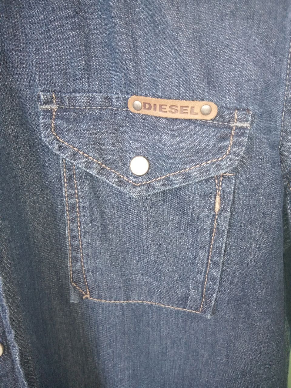 Diesel Diesel Dark Blue Denim Shirt Size US M / EU 48-50 / 2 - 5 Thumbnail