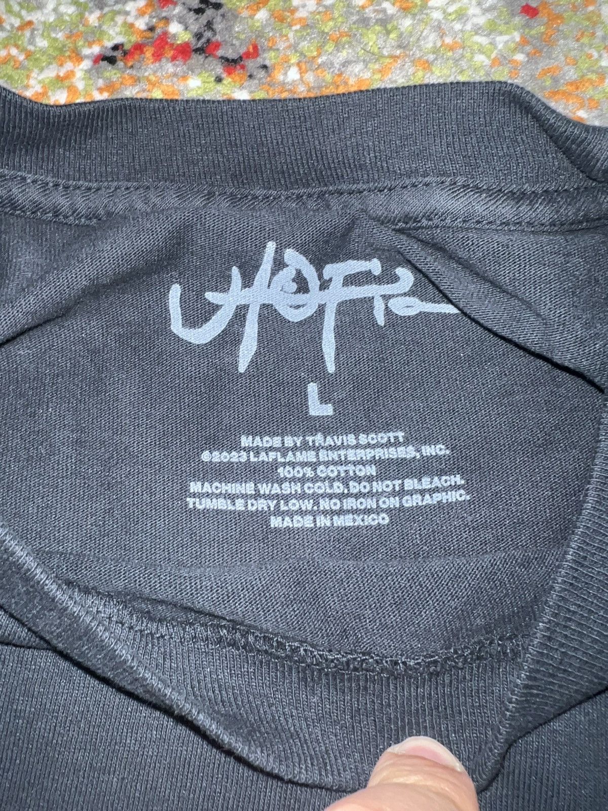 Travis Scott Travis Scott Utopia B5 Tee Size US L / EU 52-54 / 3 - 3 Thumbnail