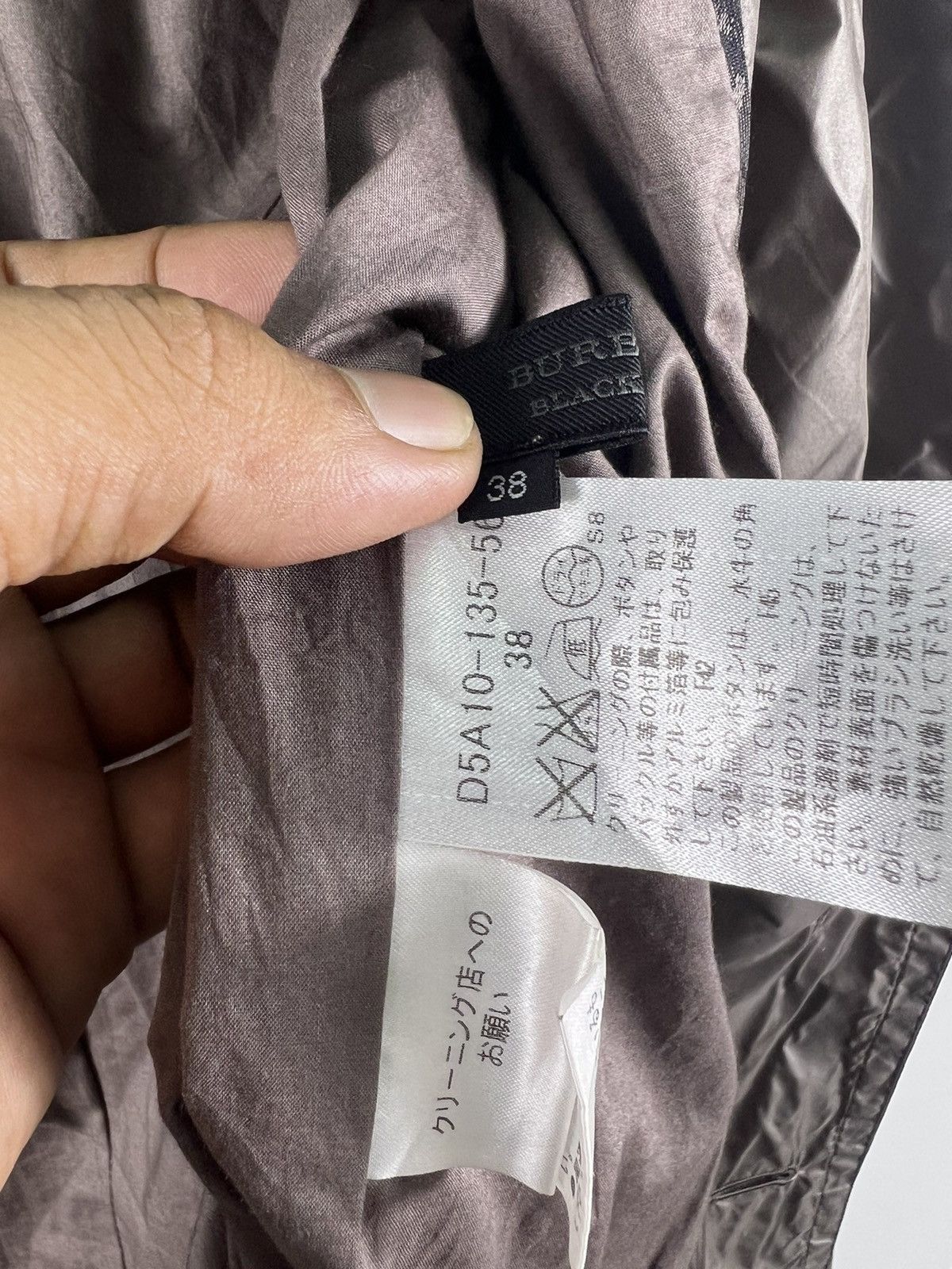 Burberry 🔥 BURBERRY BLACK LABEL NYLON TRENCH COAT - 38 Size M / US 6-8 / IT 42-44 - 8 Thumbnail