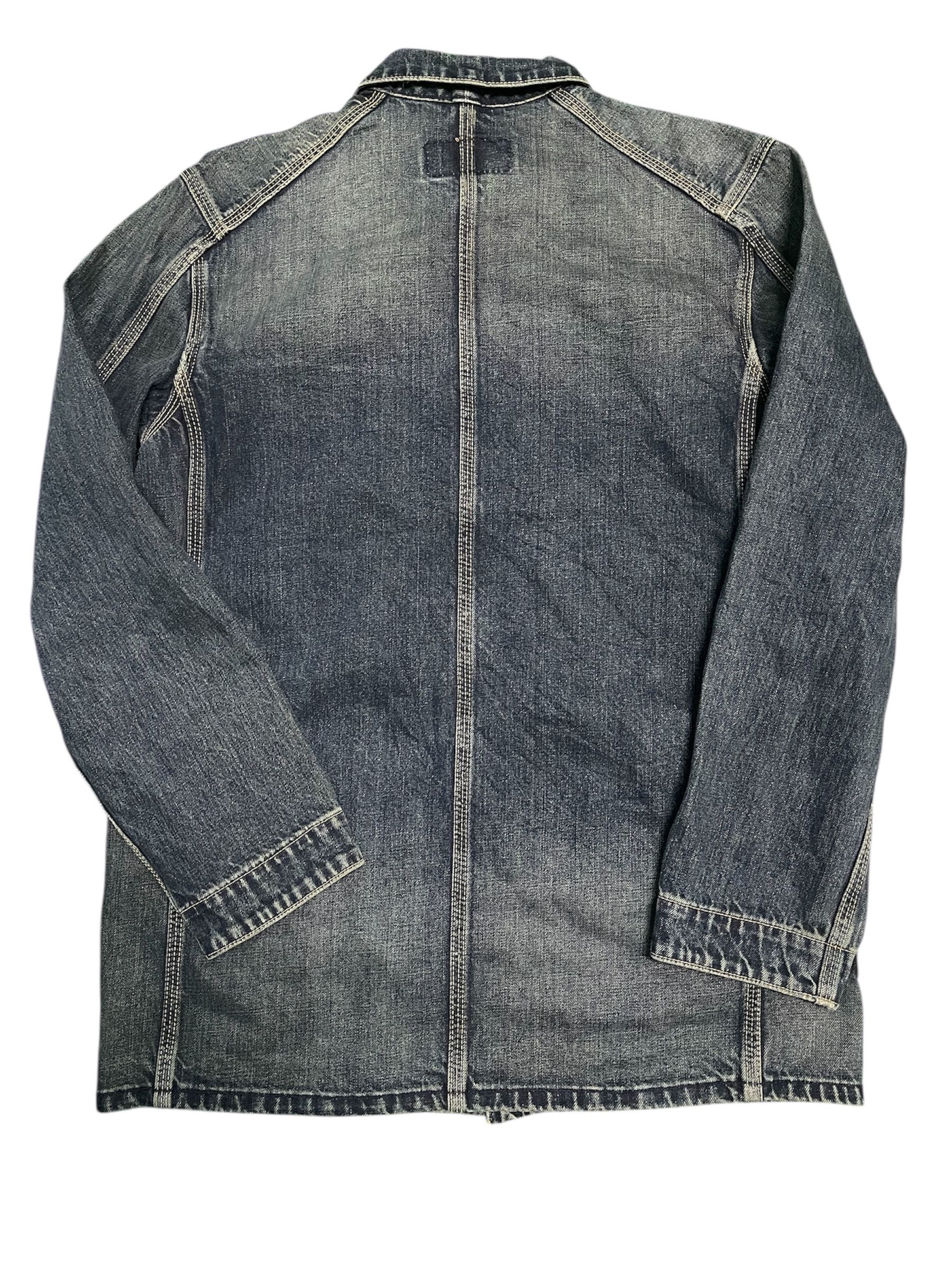 Levi's Vintage Y2K Levis Denim Chore Jacket Size US M / EU 48-50 / 2 - 2 Thumbnail
