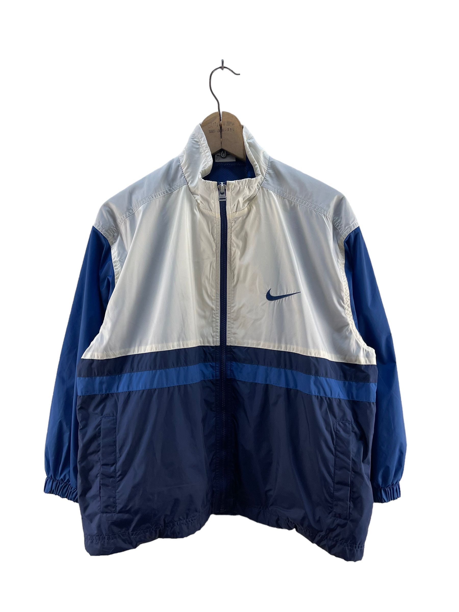 Nike Vintage Nike Swoosh Windbreaker Jacket Size S / US 4 / IT 40 - 2 Thumbnail