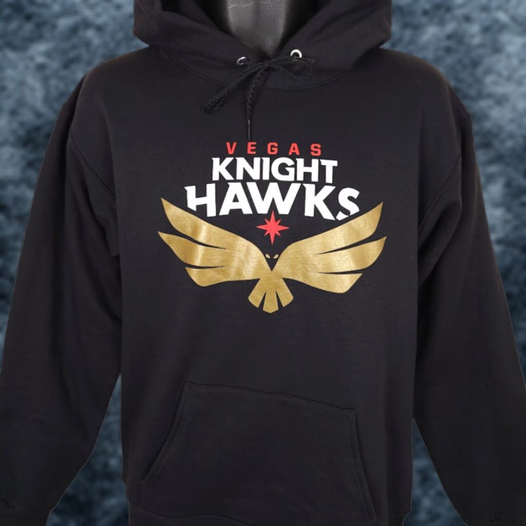 Hanes VegaS Knight Hawks Hoodie Mens Size S Black Indoor Football League IFL Hoodie Size US S / EU 44-46 / 1 - 1 Thumbnail