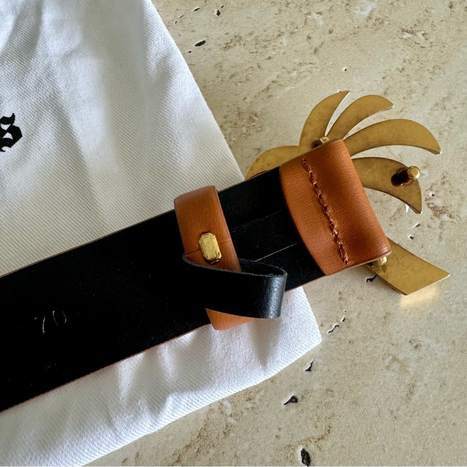 Palm Angels New! PALM ANGELS Palm Belt, Size 70, Authentic Size ONE SIZE - 9 Thumbnail
