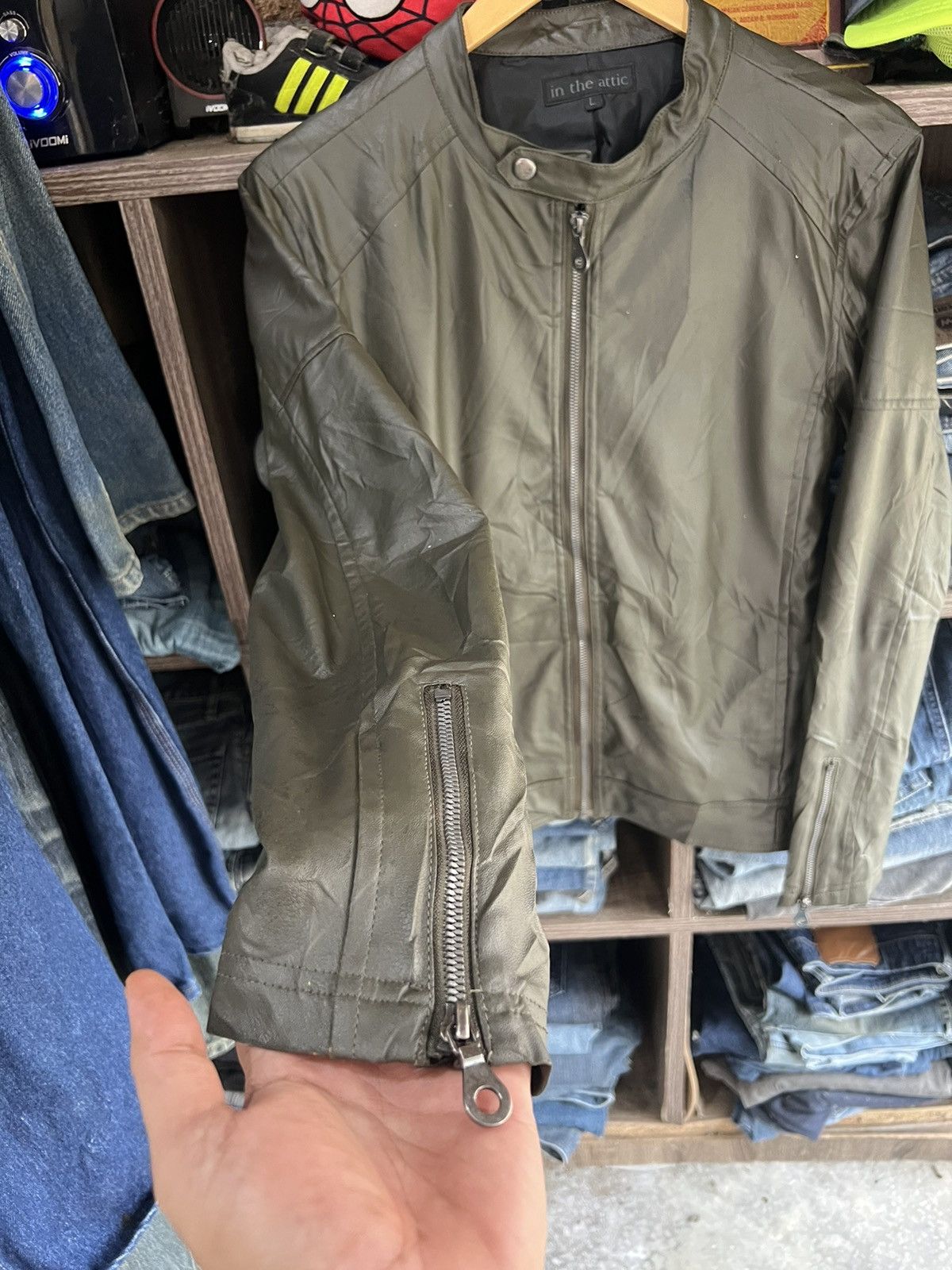 In The Attic 🔥In The Attic Synthetic Leather Jacket Size US S / EU 44-46 / 1 - 9 Thumbnail