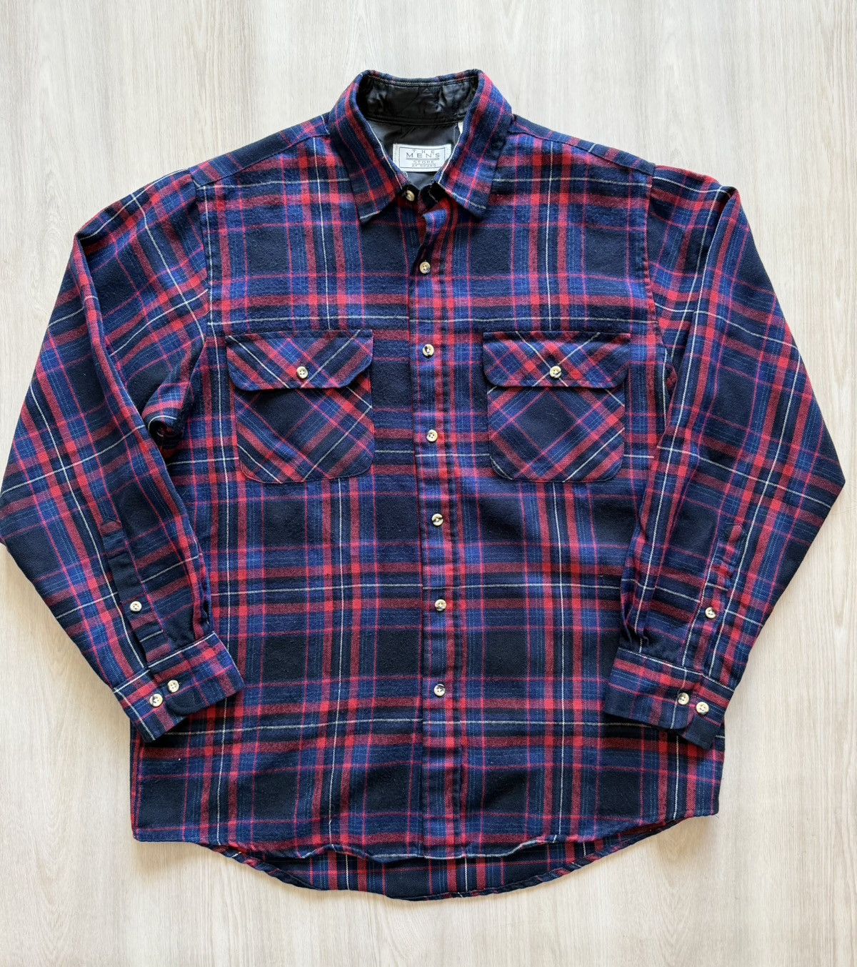 Vintage 2 Vintage 70s Sears The Mens Store Flannel Wool Blend Sz M Size US M / EU 48-50 / 2 - 8 Thumbnail