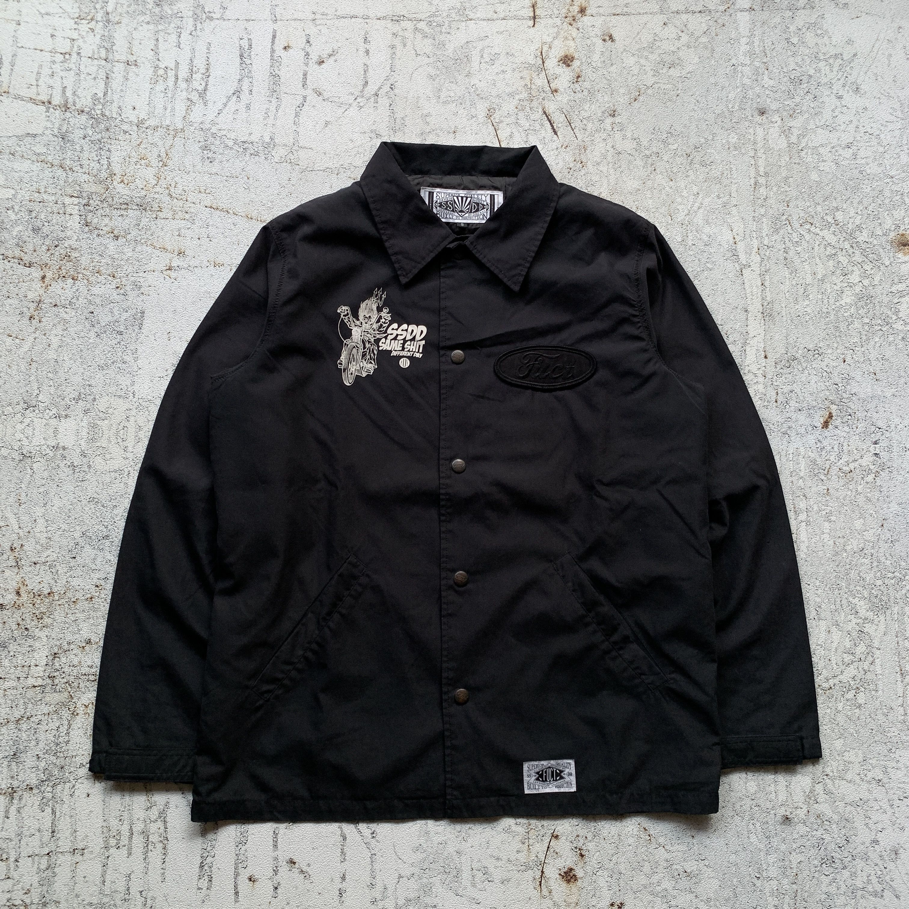 FUCT FUCT SSDD Ghost Riders Coach Jacket Size US S / EU 44-46 / 1 - 1 Thumbnail